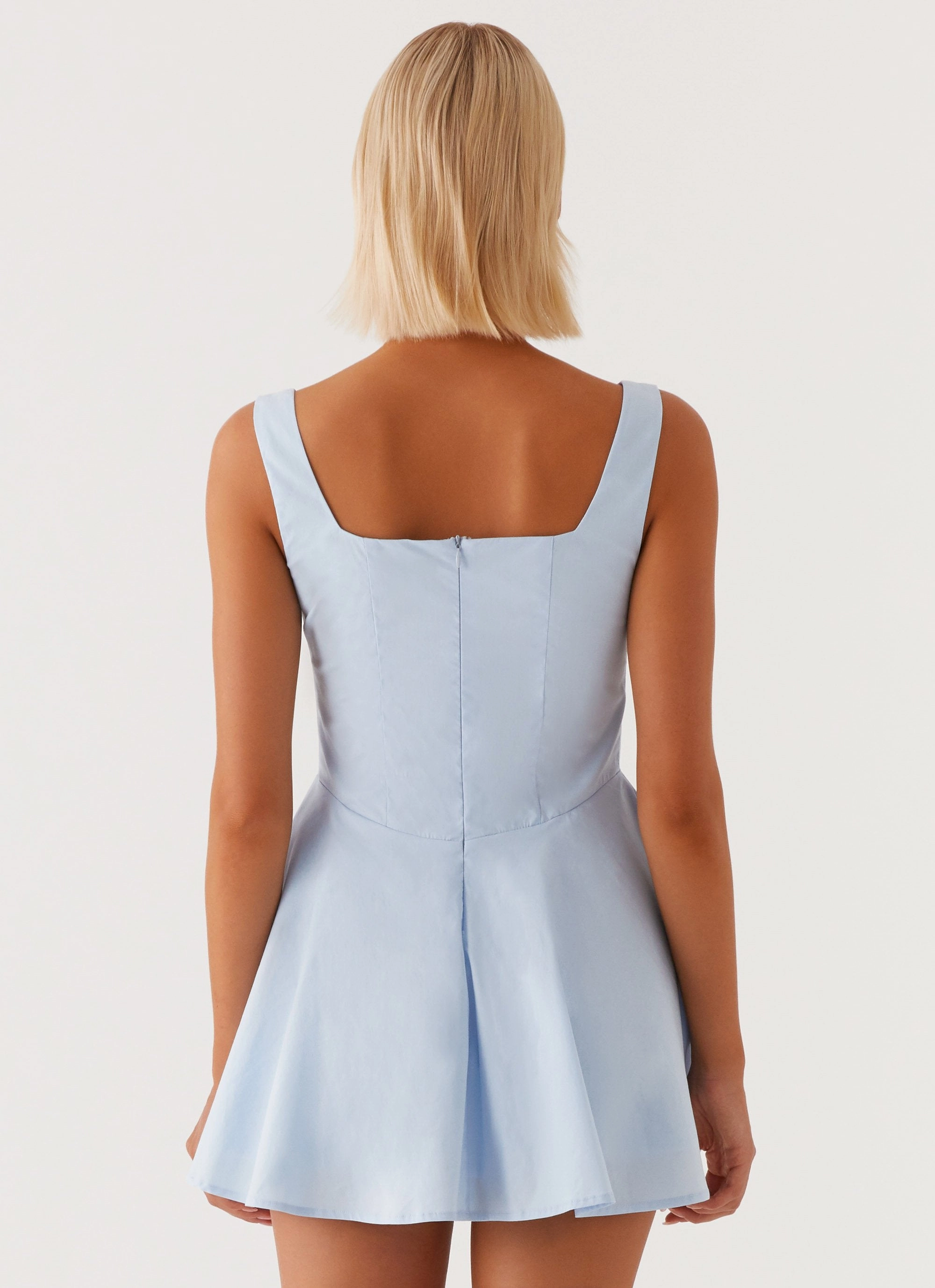 Natural Form Silky Mood The Isle Mini Dress - Blue