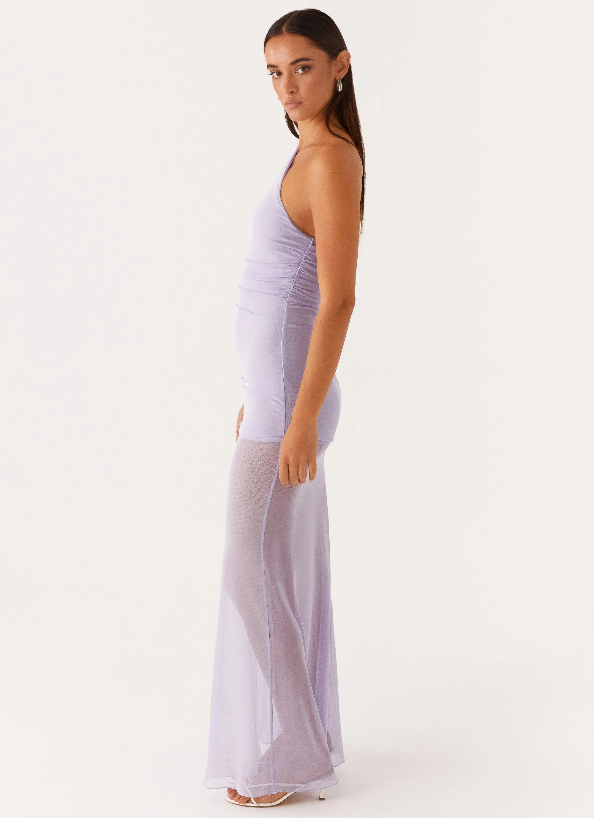 Marea Maxi Dress - Lilac cut out Versatile Edge