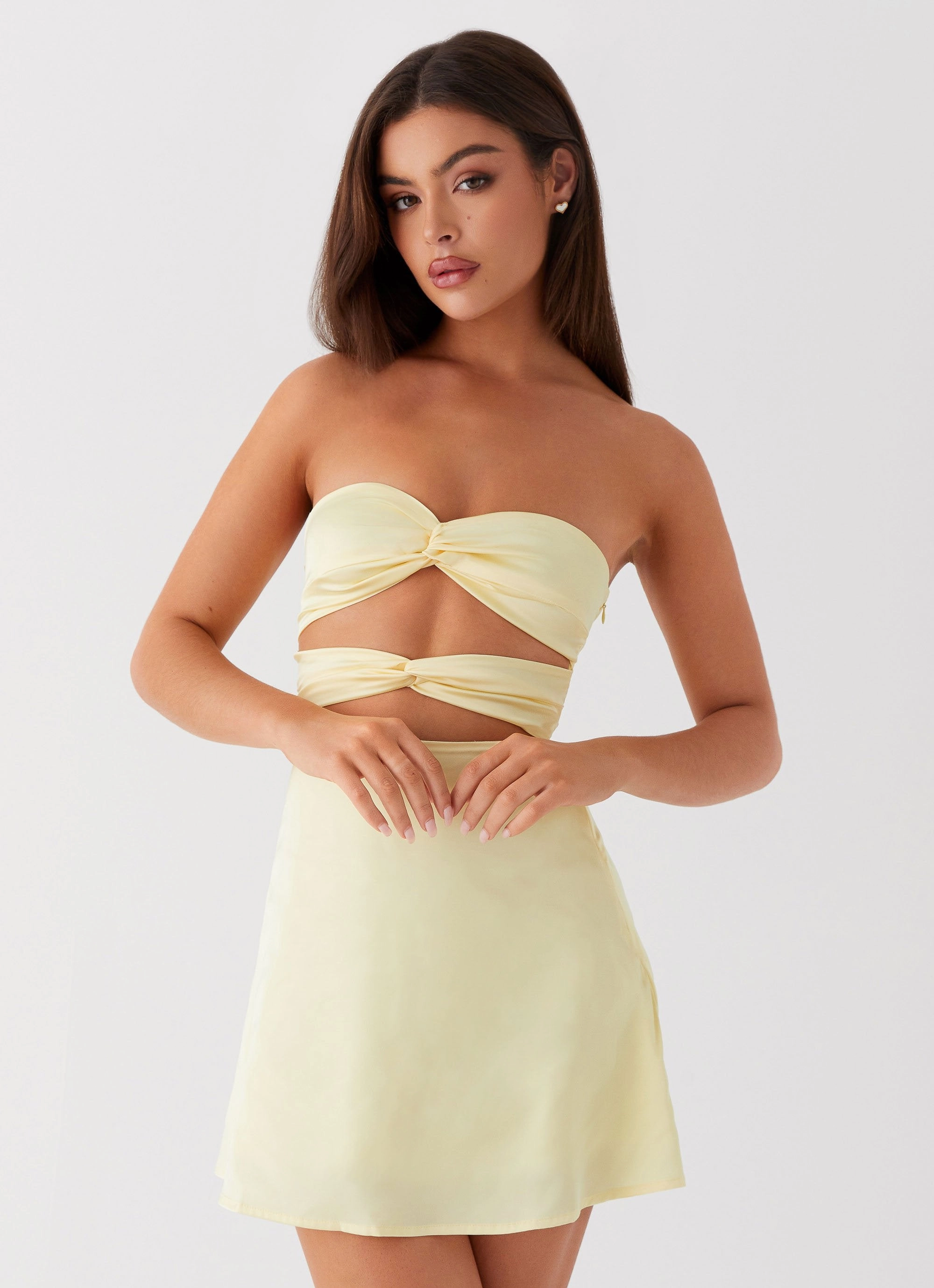 Urban Touch Tianna Mini Dress - Yellow