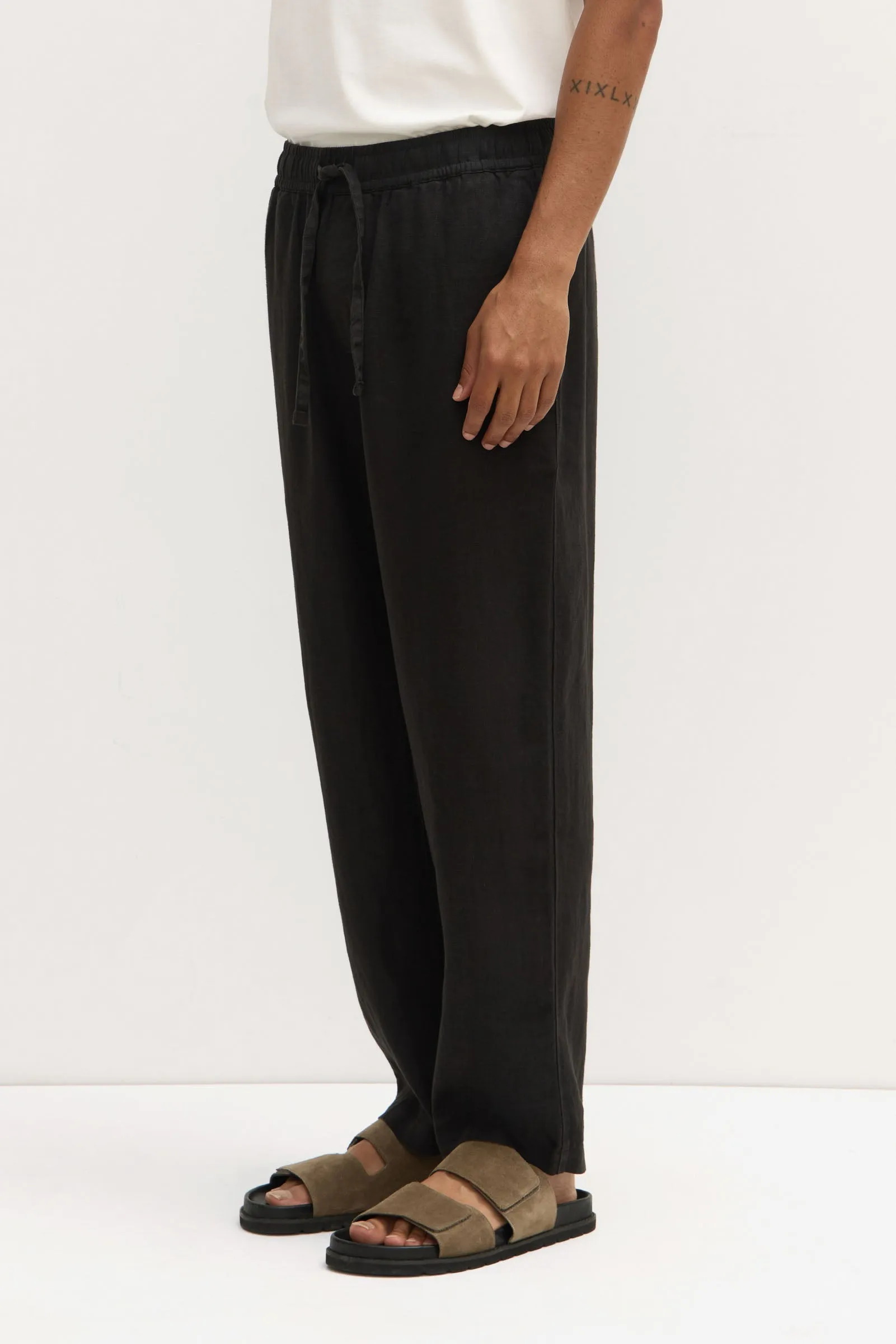 Elegant Cut TaglessDesign Tide Linen Pant