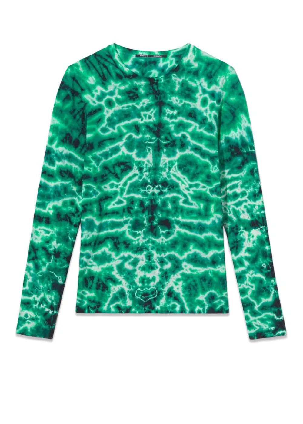 Tie Dye Long Sleeve T-Shirt - Teal Multi