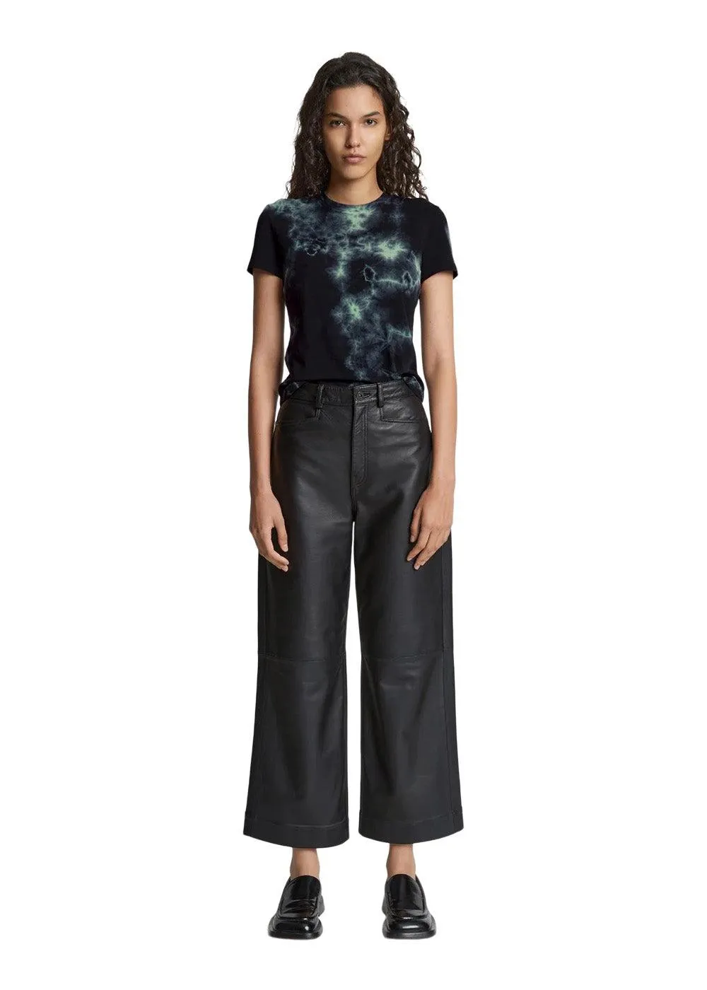 Tie Dye T-Shirt - Black/Jade