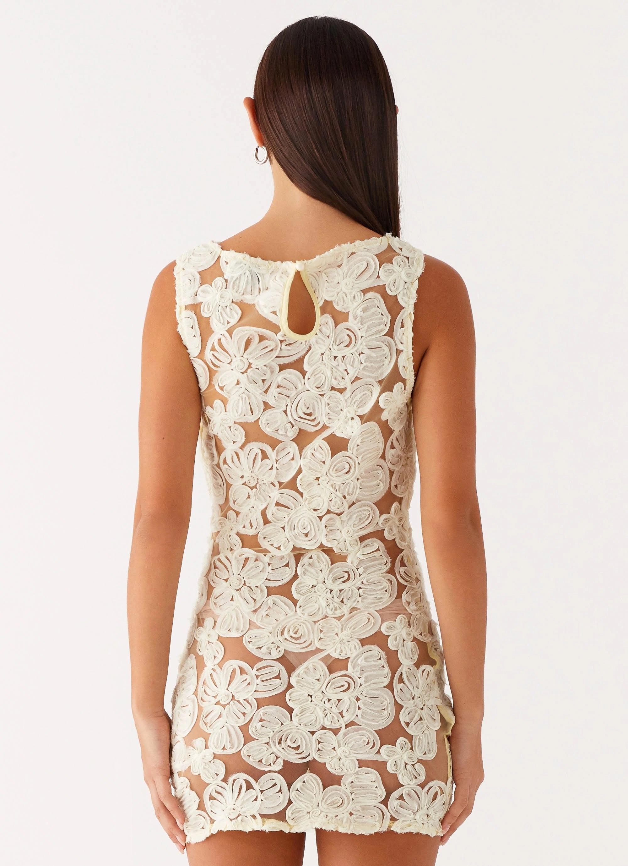 Candace Mini Dress - Yellow Bold Touches