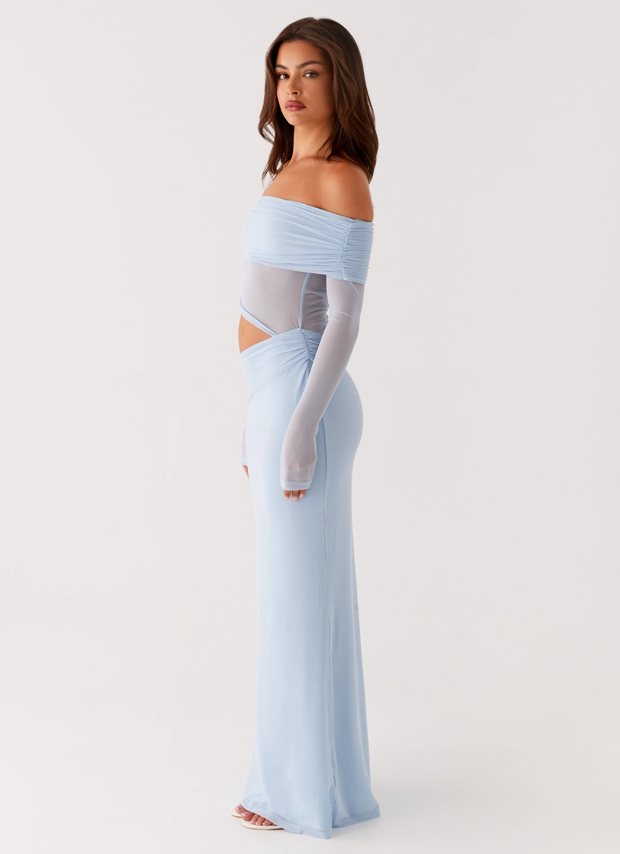 Limited-Edition Work Fit Emery Maxi Dress - Blue