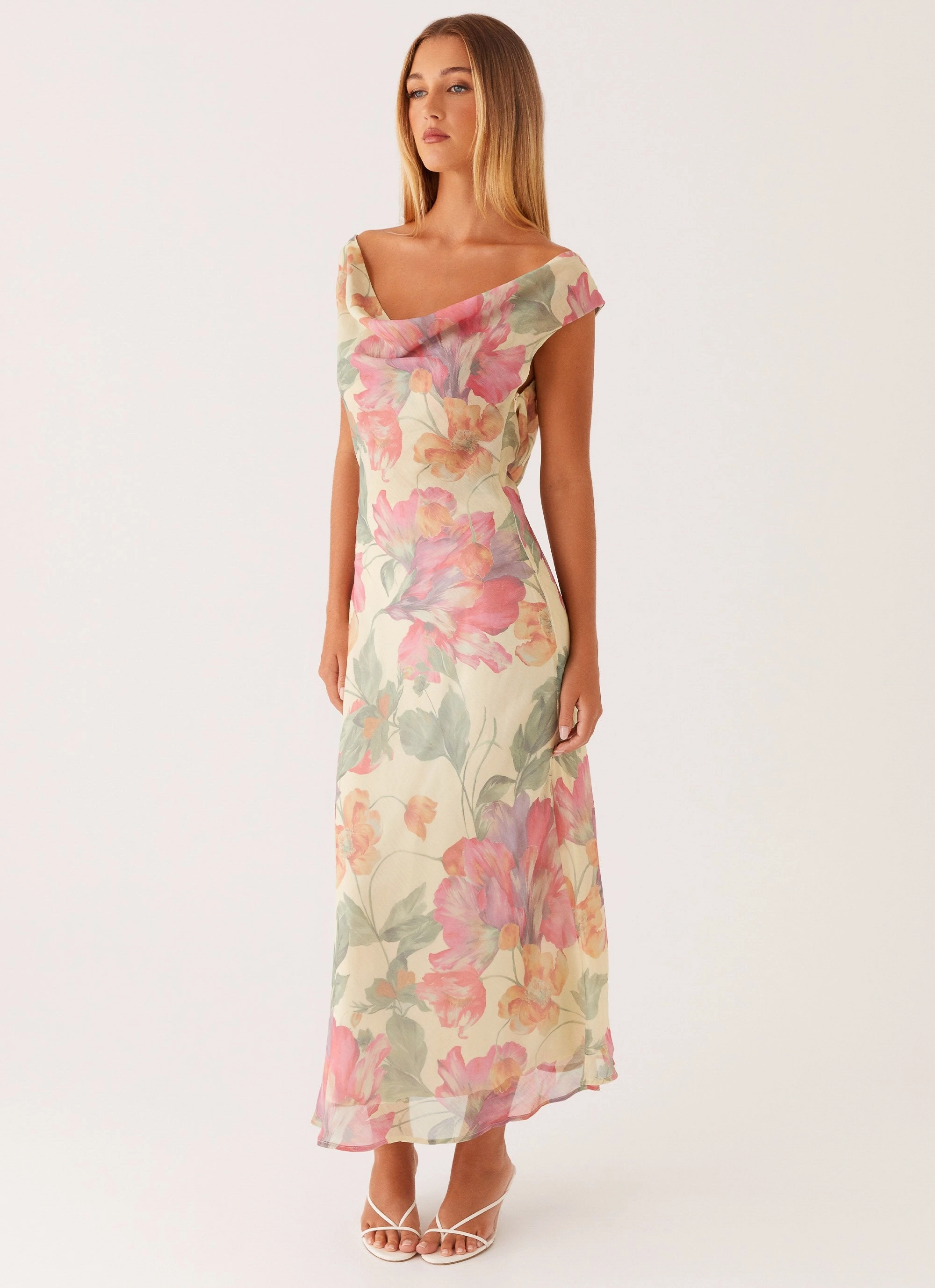 Role Model Maxi Dress - Yellow Peony Inner Feel Relaxed Waistband