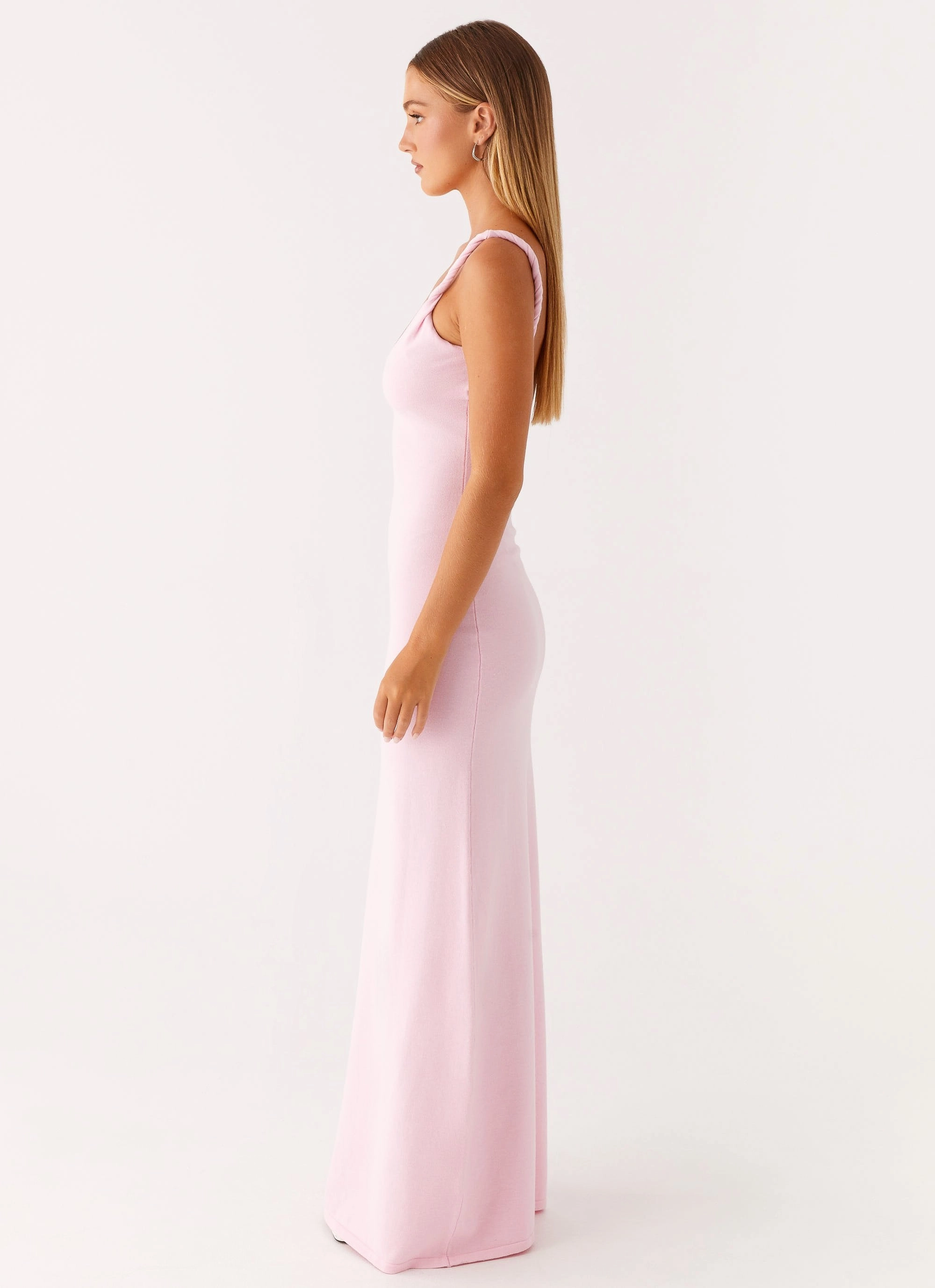 Anastasia Maxi Dress - Pink Glamorous look Poised Vibe