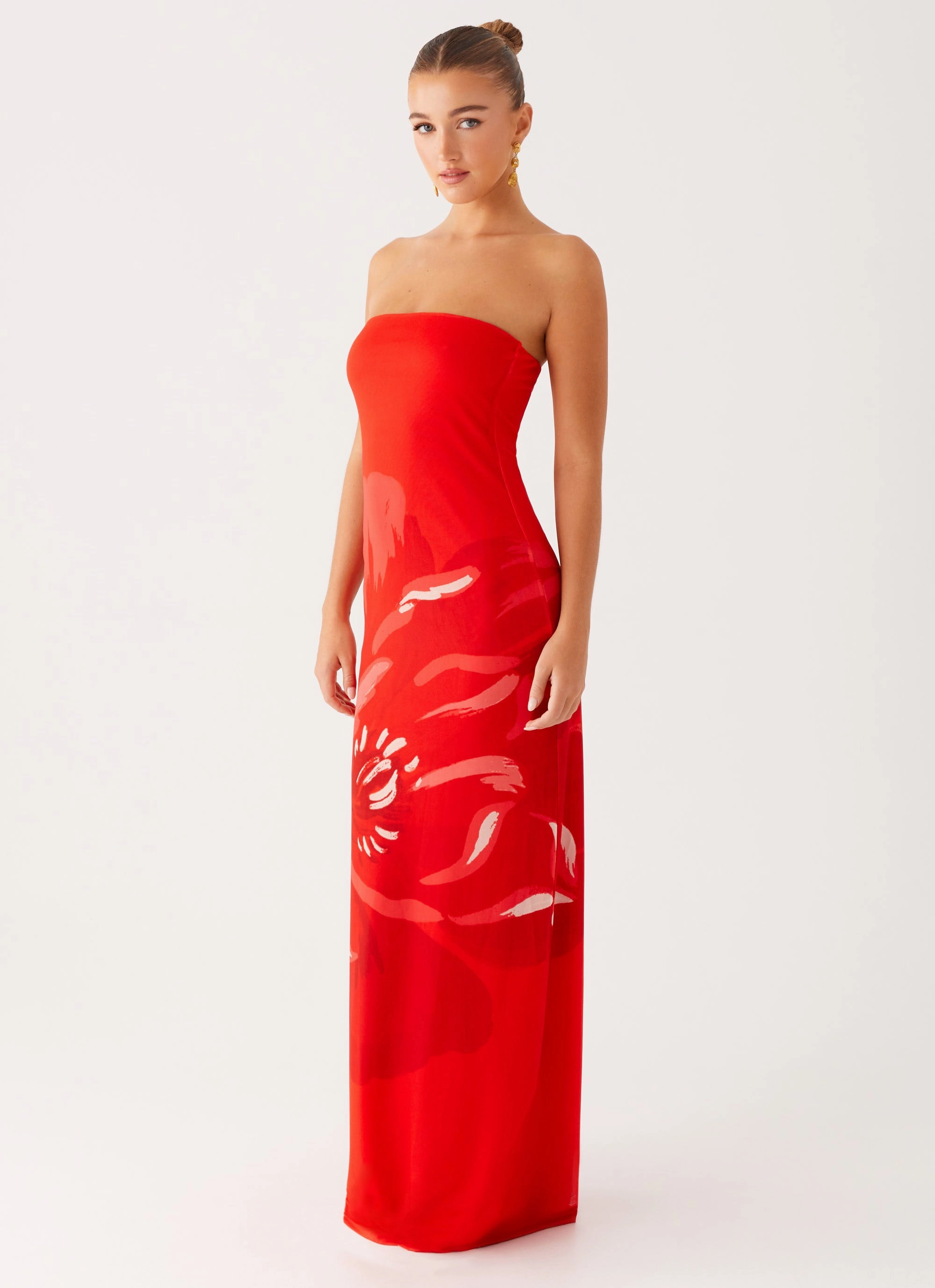 Fabian Maxi Dress - Red Summer Fashion