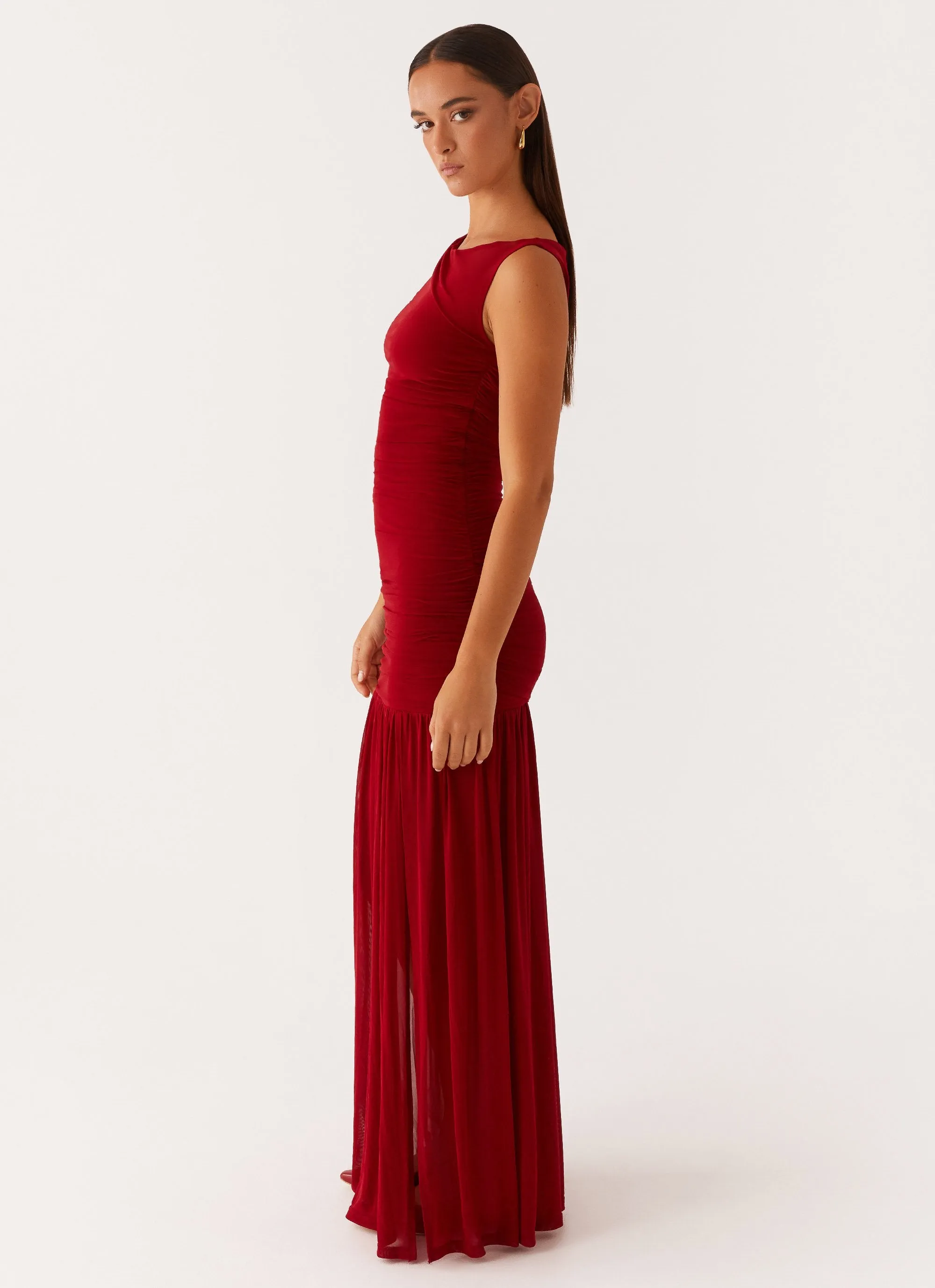 Manon Maxi Dress - Red Cozy Mood