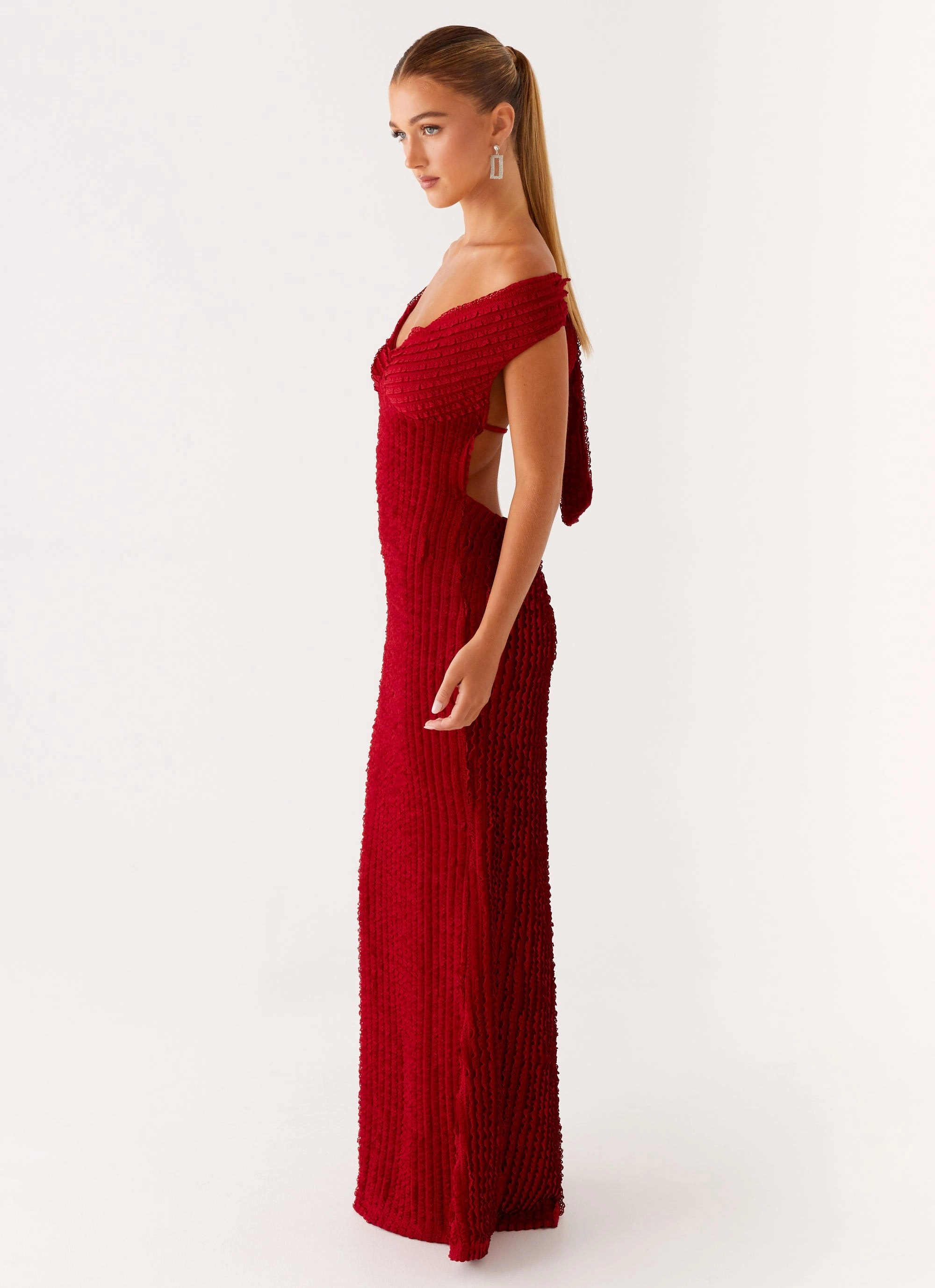 City Mood Chantelle Maxi Dress - Red