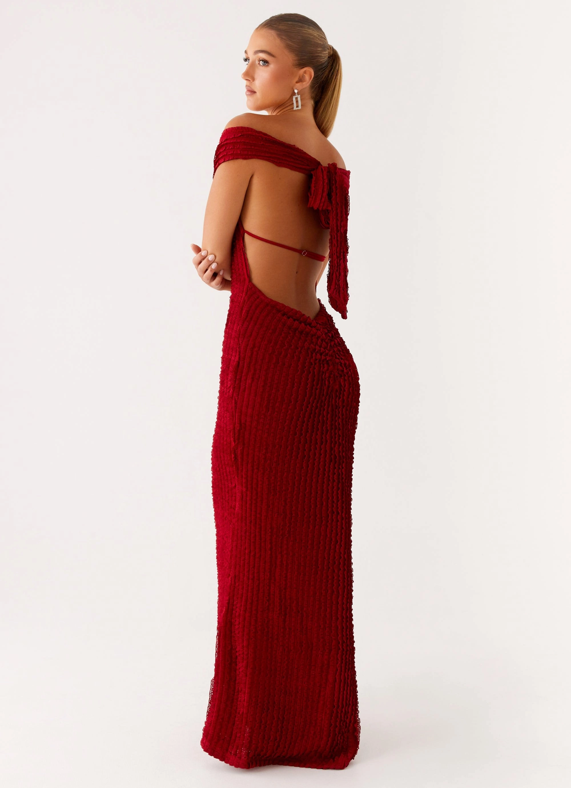 Mood Flex Chantelle Maxi Dress - Red