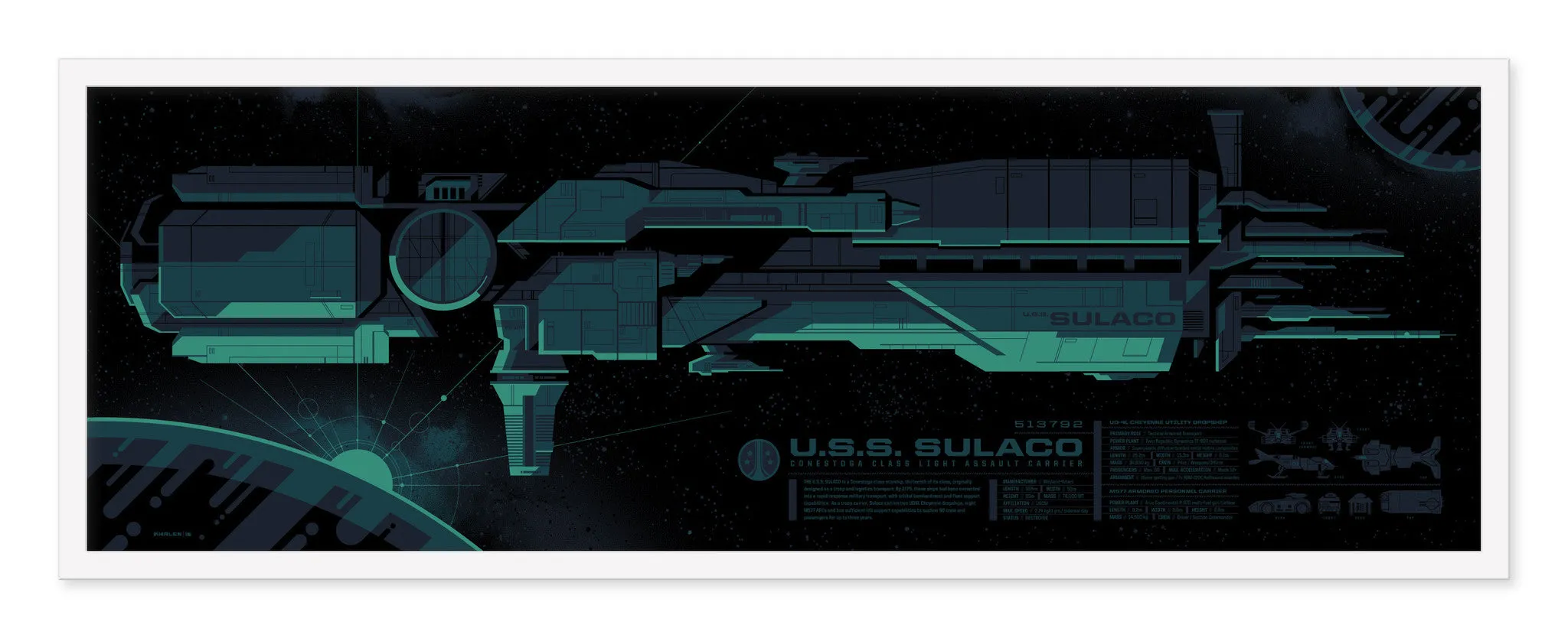 Tom Whalen - "Sulaco Spec Sheet"
