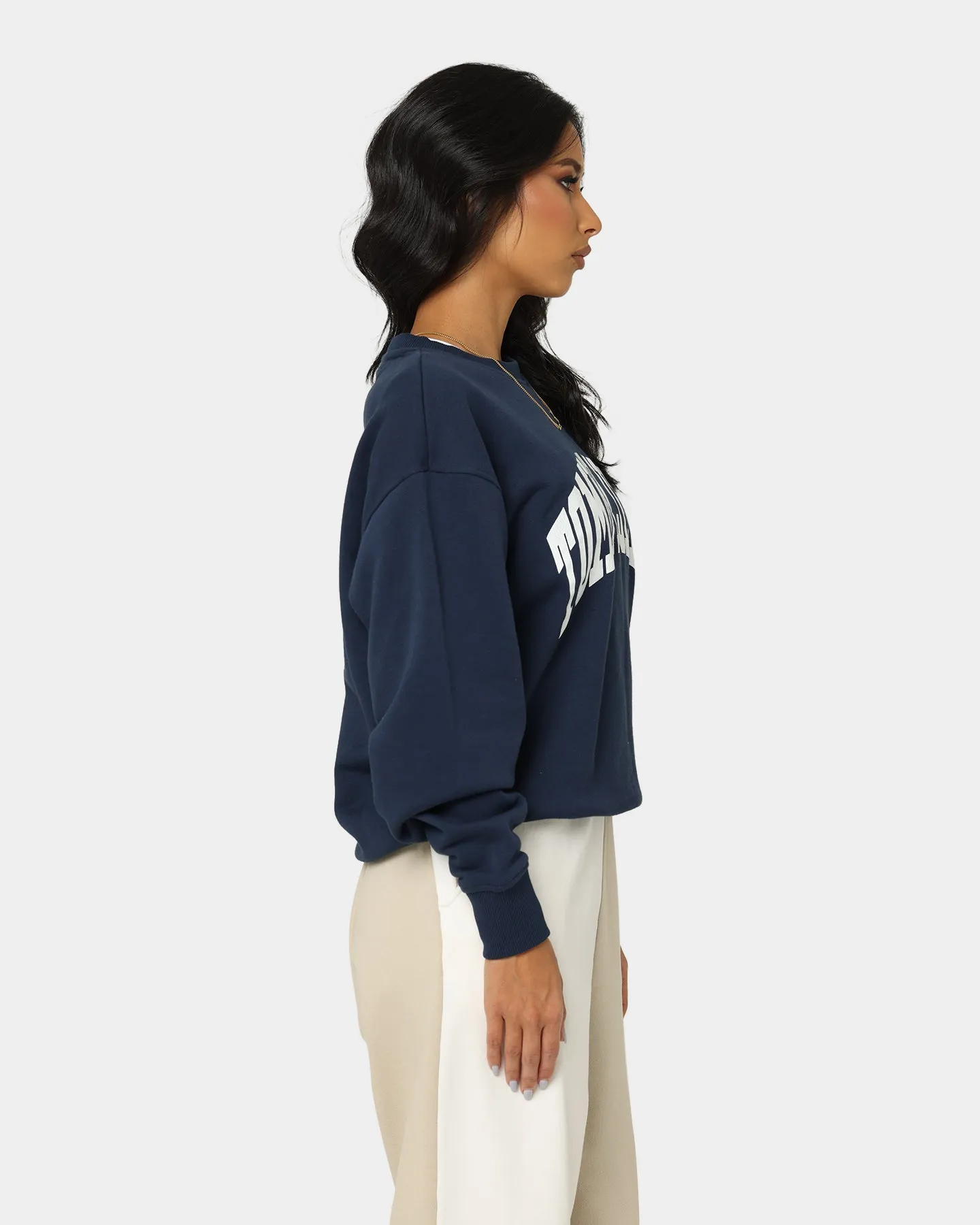 Tommy Jeans Women's College 1 Crewneck Twilight Navy
