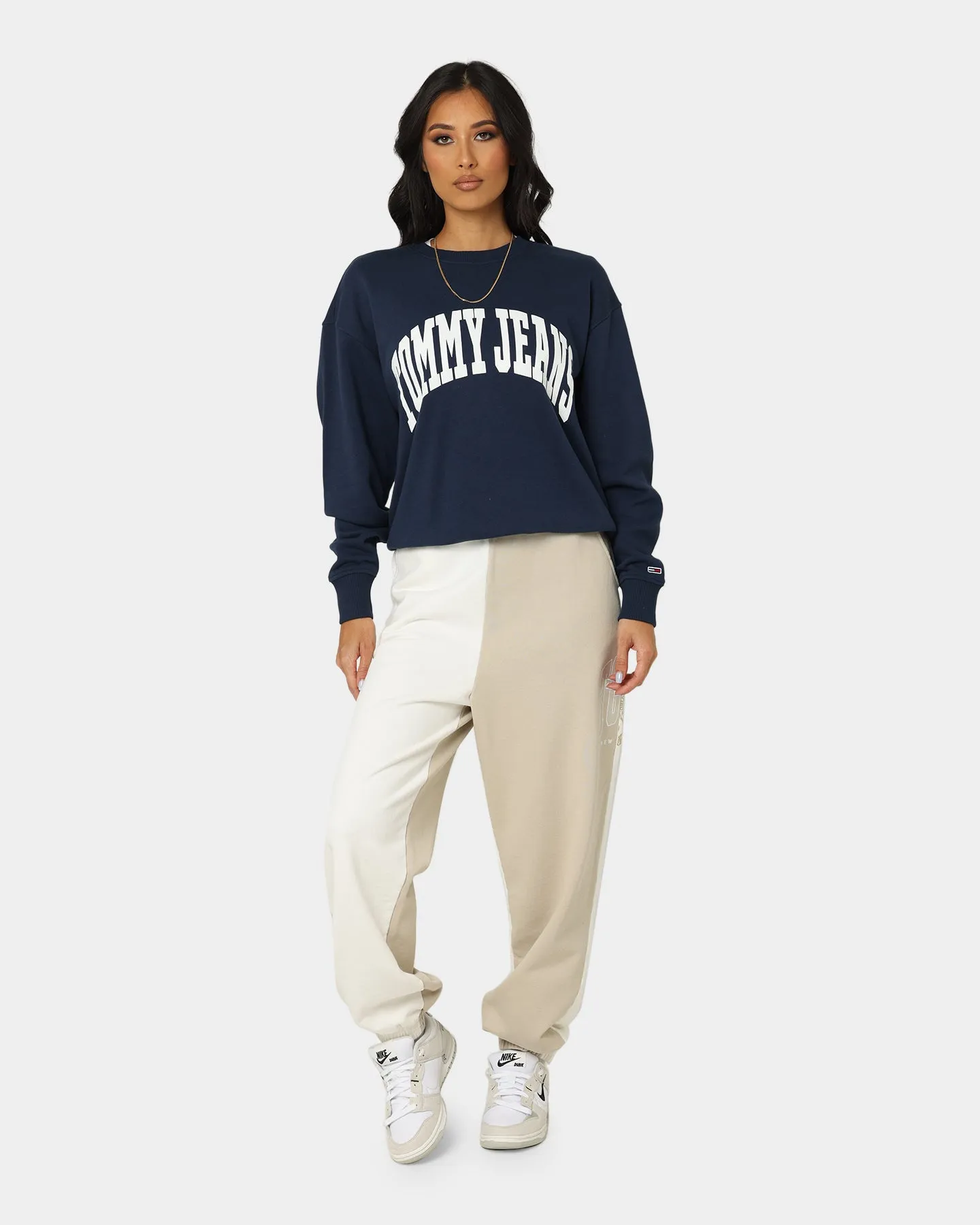 Tommy Jeans Women's College 1 Crewneck Twilight Navy