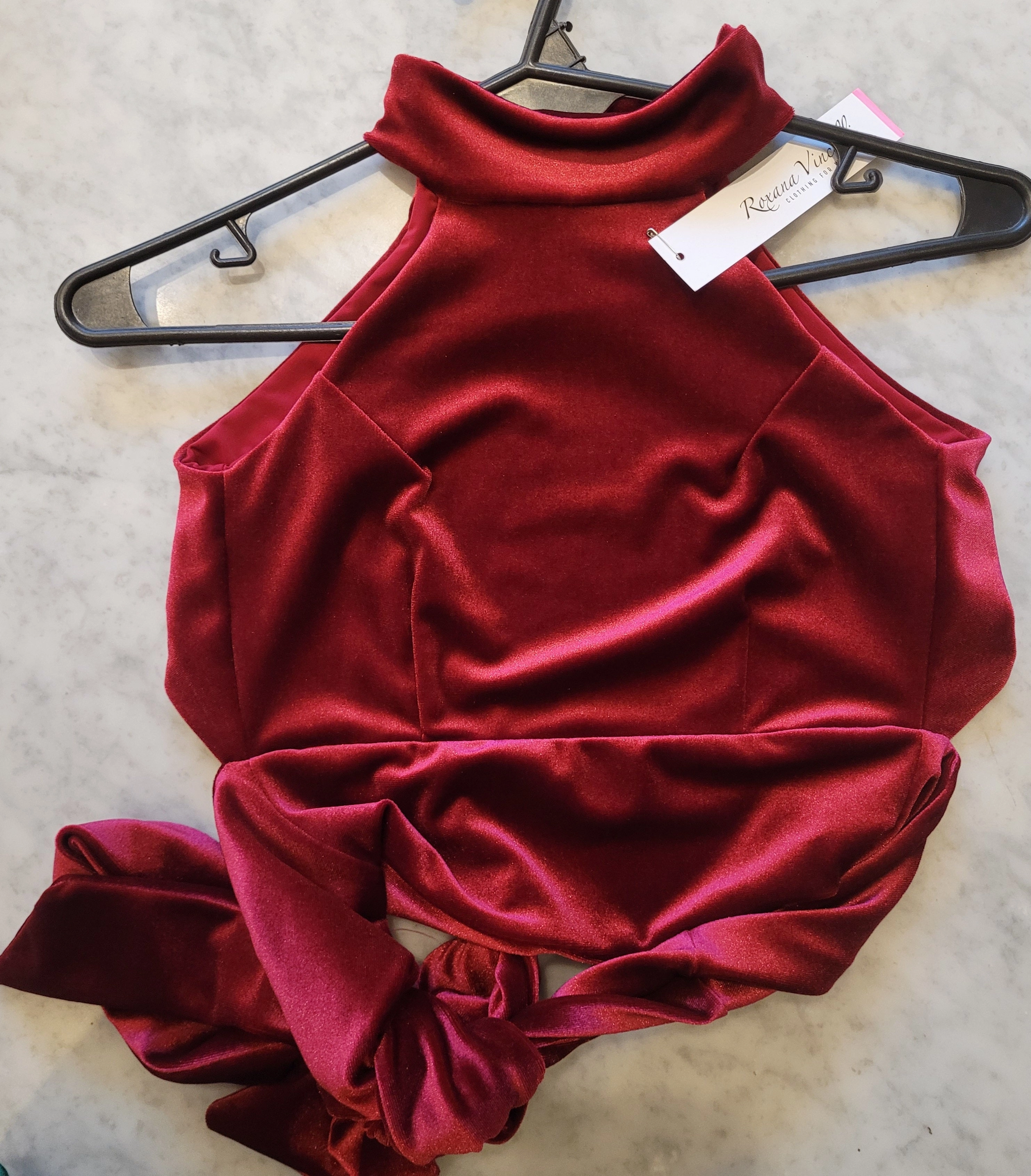 WrinkleResistant Everyday Fashion TOP - Daniela (Velvet)