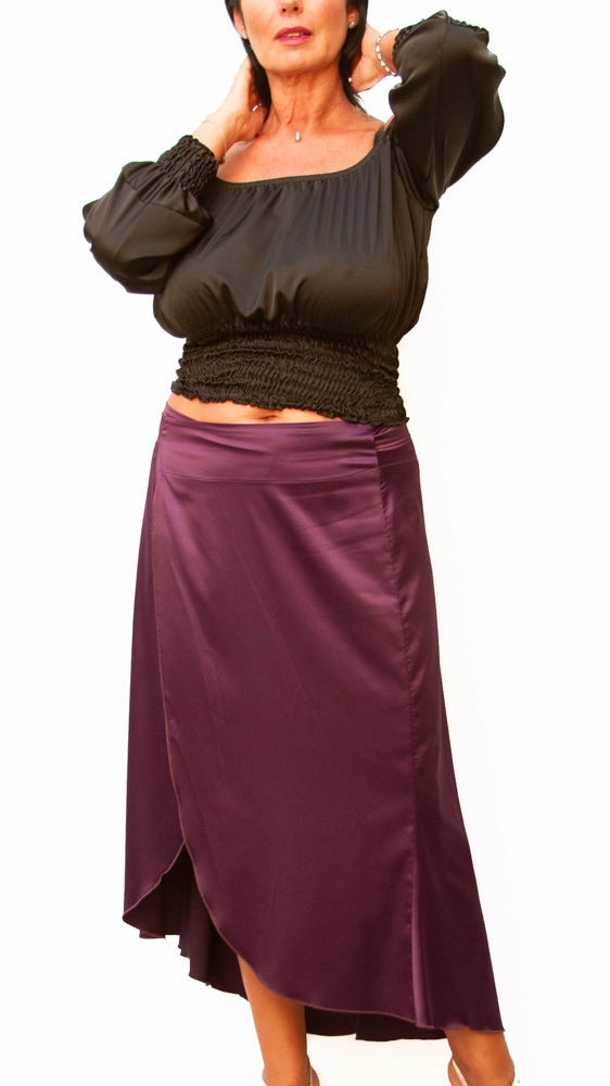 TOP - Josefina Maxi (Satin) Layered Panel Design