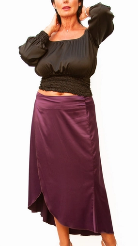 TOP - Josefina Maxi (Satin) Layered Panel Design