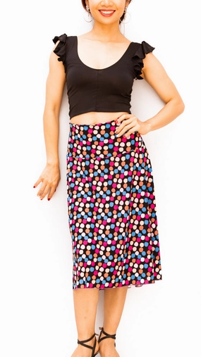 Recycled Polyester Material Breathable mesh panel TOP - Juana (Microfiber)