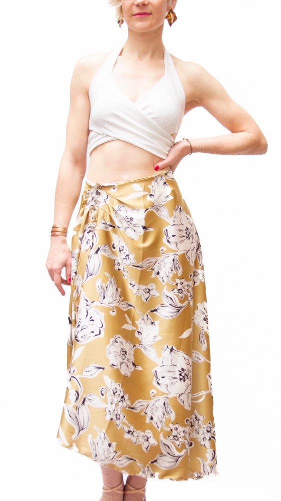 Light Reflective Printing DoubleStitched Hem TOP - Mataloni (Shiny)