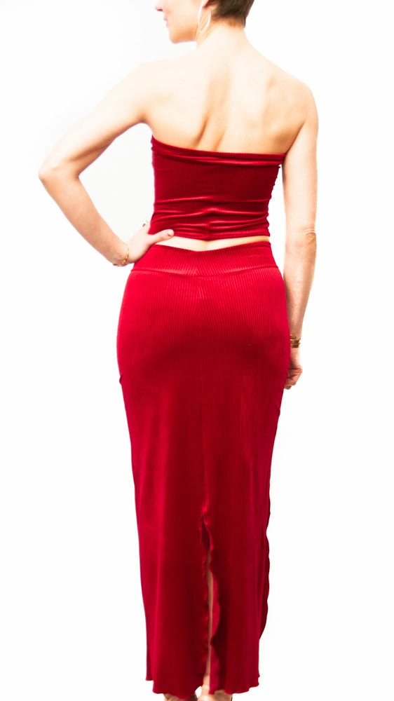 TOP - Strapless Eva (Velvet) MultipanelLayout NonToxicCoating