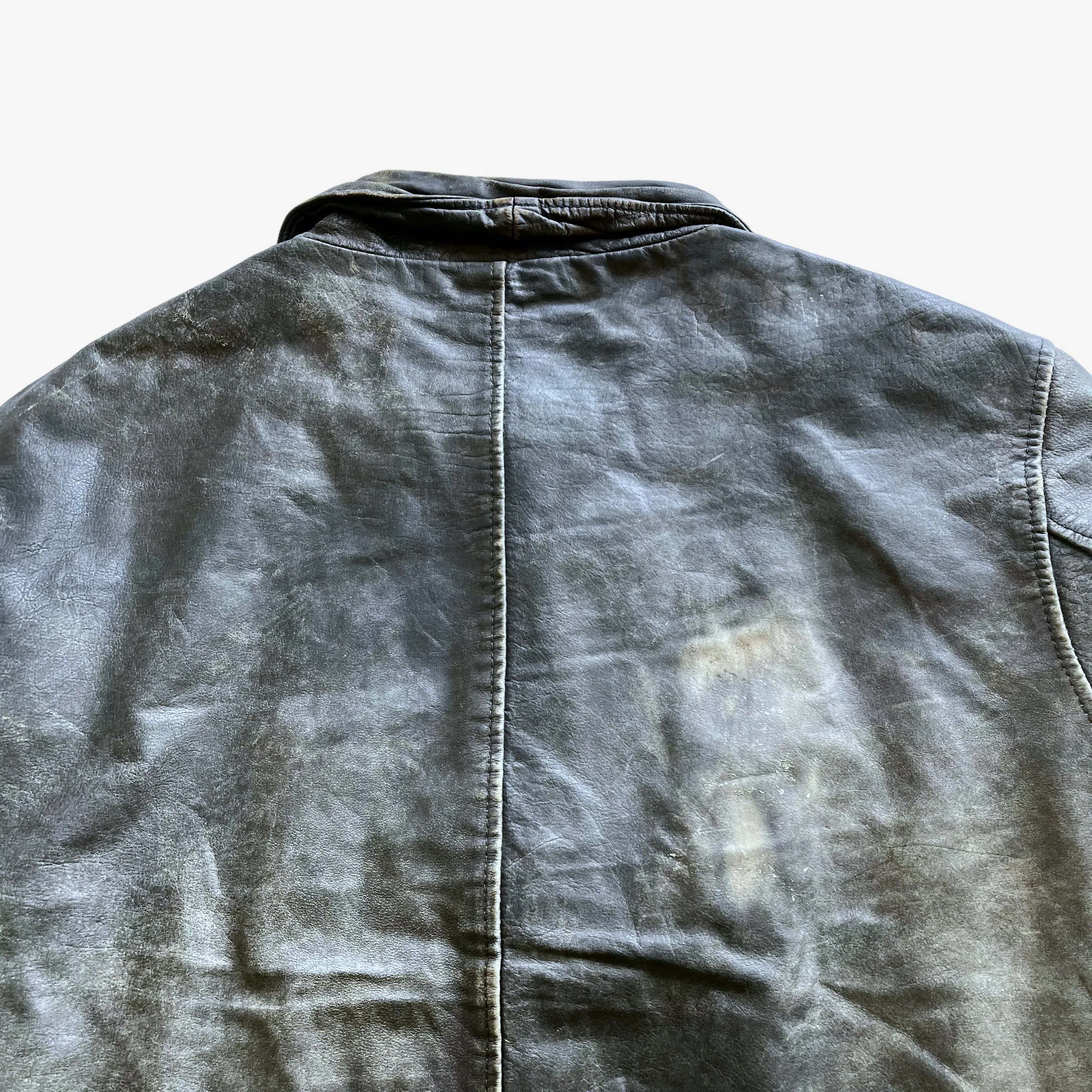 Traction Royal Airforce Squadron 52 Leather Pilot Jacket