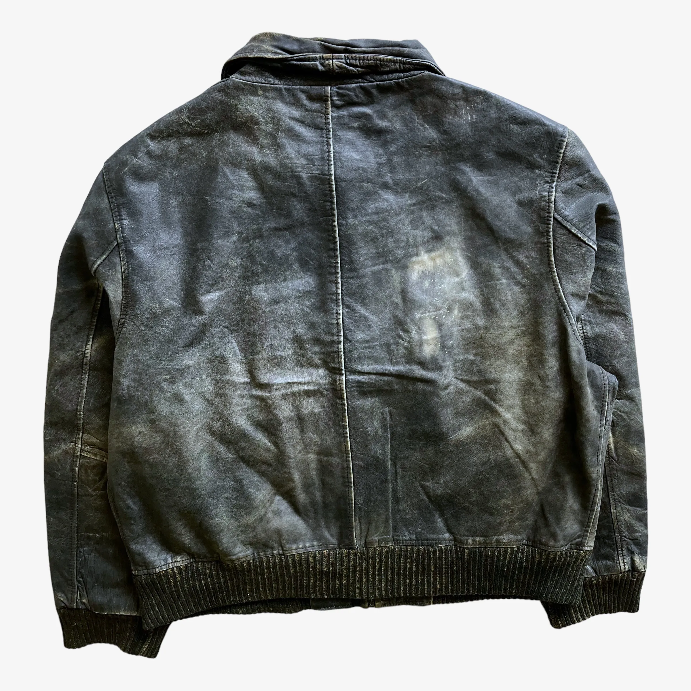 Traction Royal Airforce Squadron 52 Leather Pilot Jacket