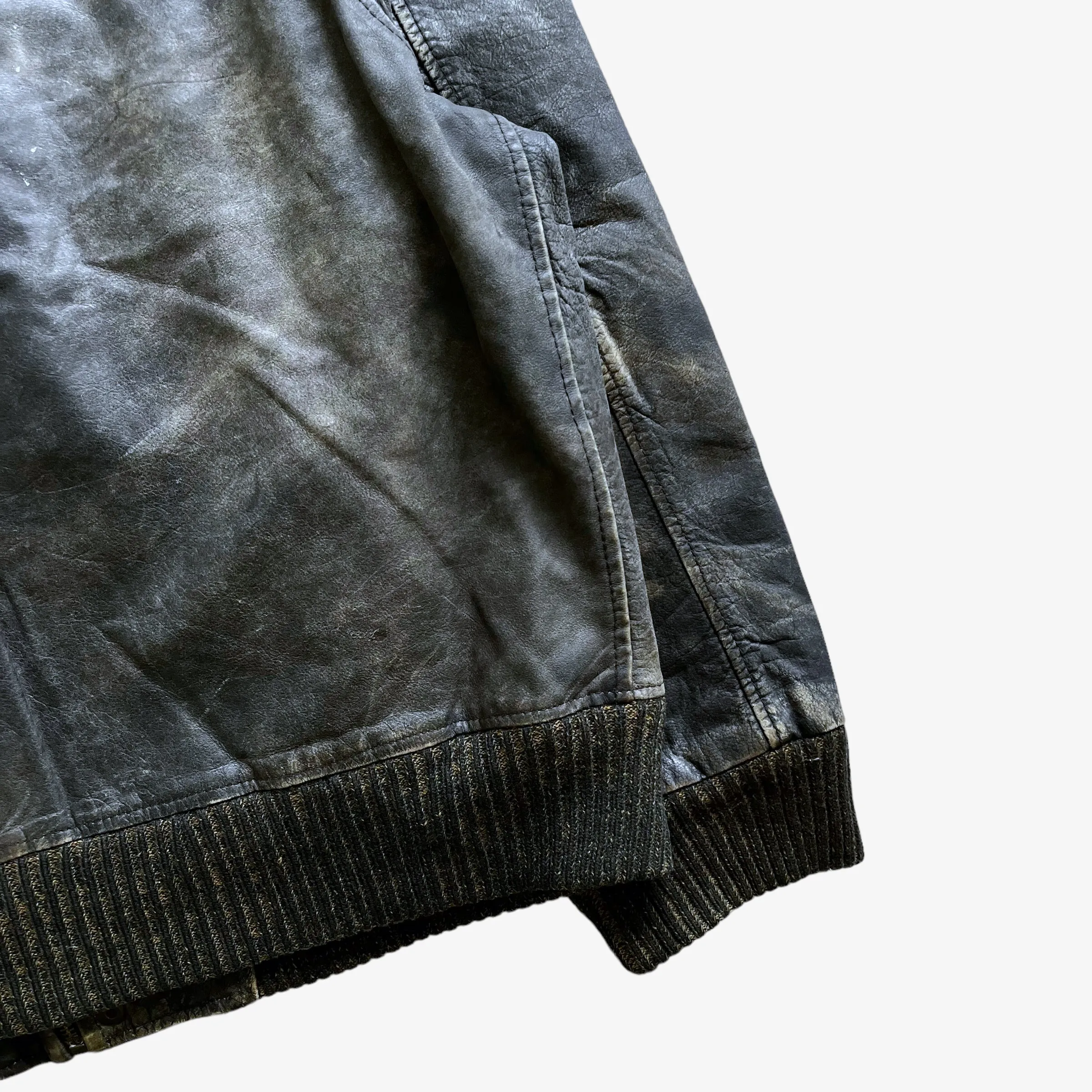 Traction Royal Airforce Squadron 52 Leather Pilot Jacket