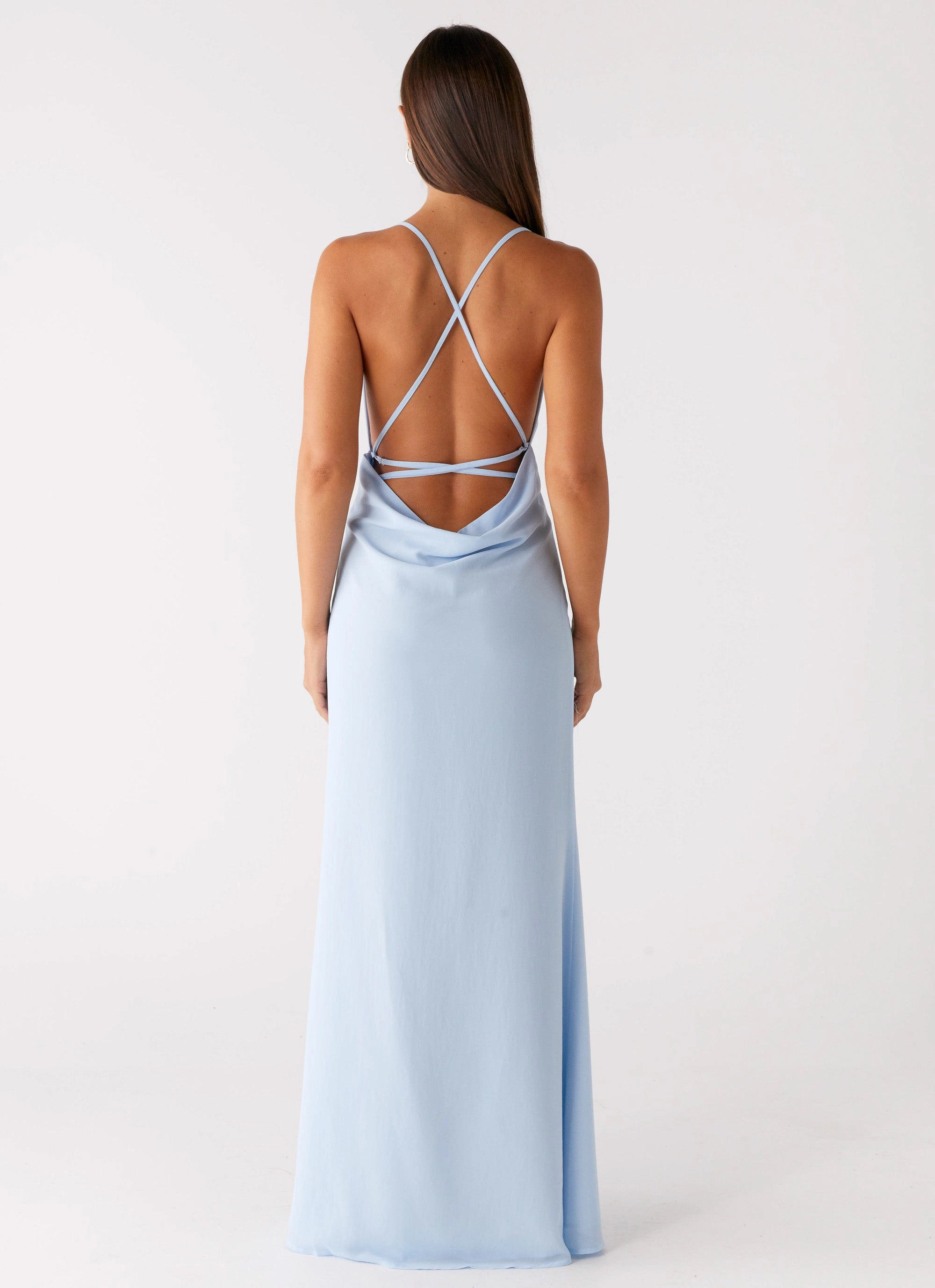 Holiday Wear First Class Maxi Dress - Blue