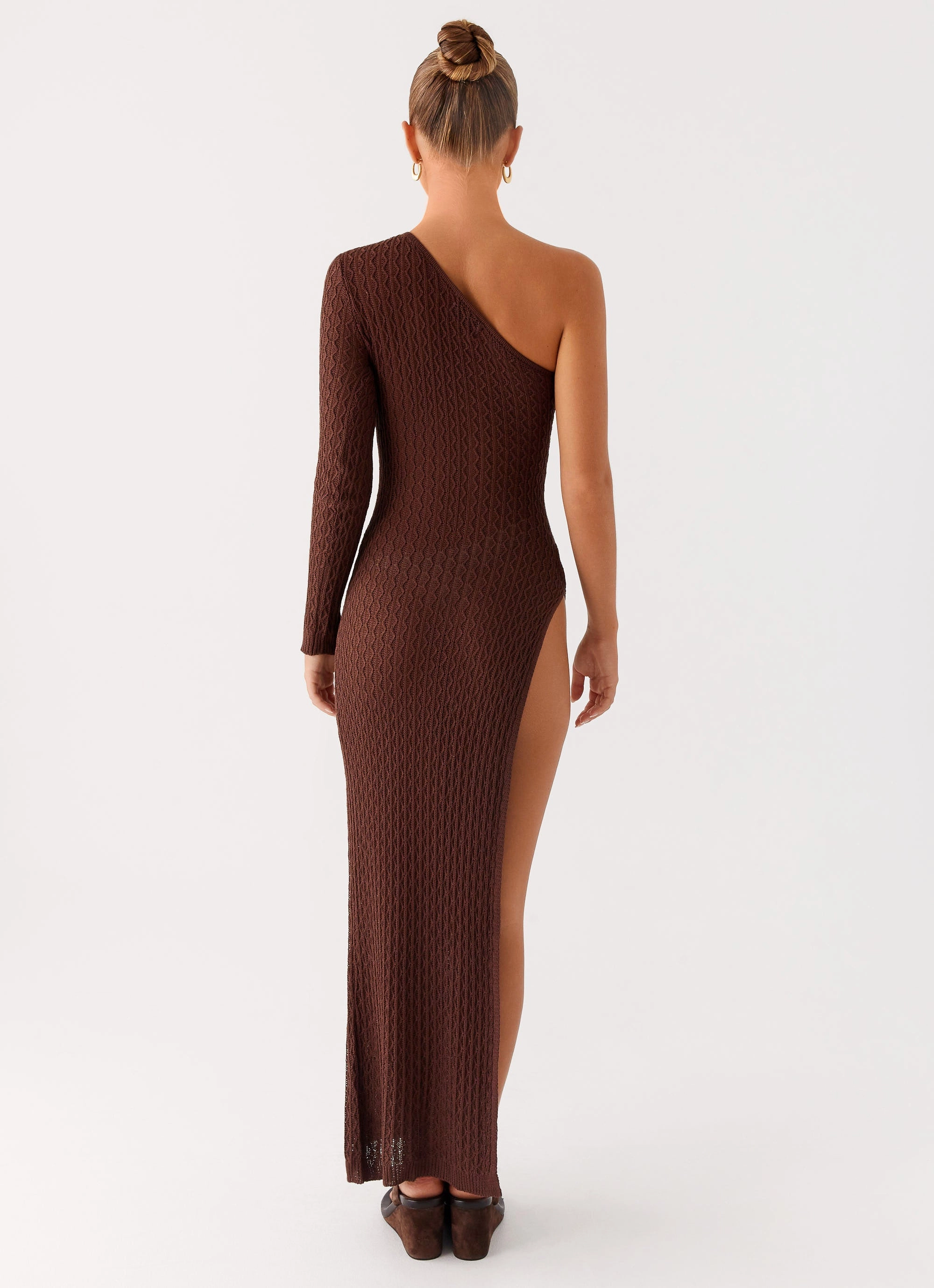 Kerri Knit Maxi Dress - Dark Chocolate MoistureWickingTechnology