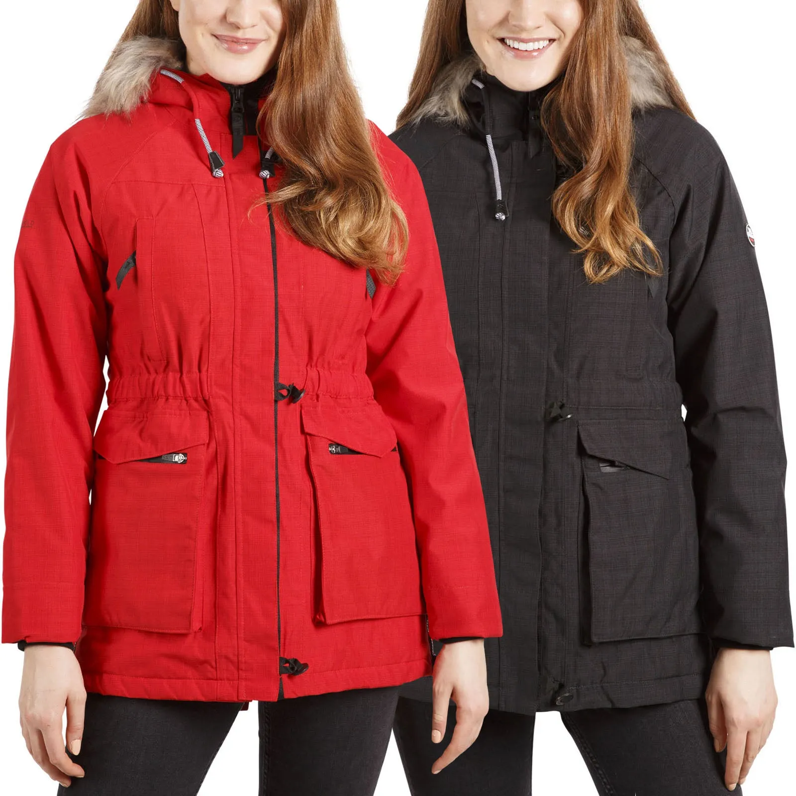Trespass Womens Caption Waterproof Parka Jacket