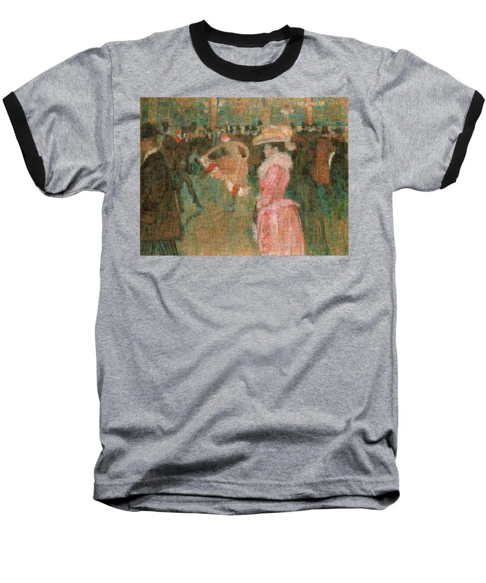 Tribute to Toulouse Lautrec - Baseball T-Shirt