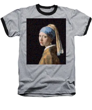 Tribute to Vermeer - Baseball T-Shirt