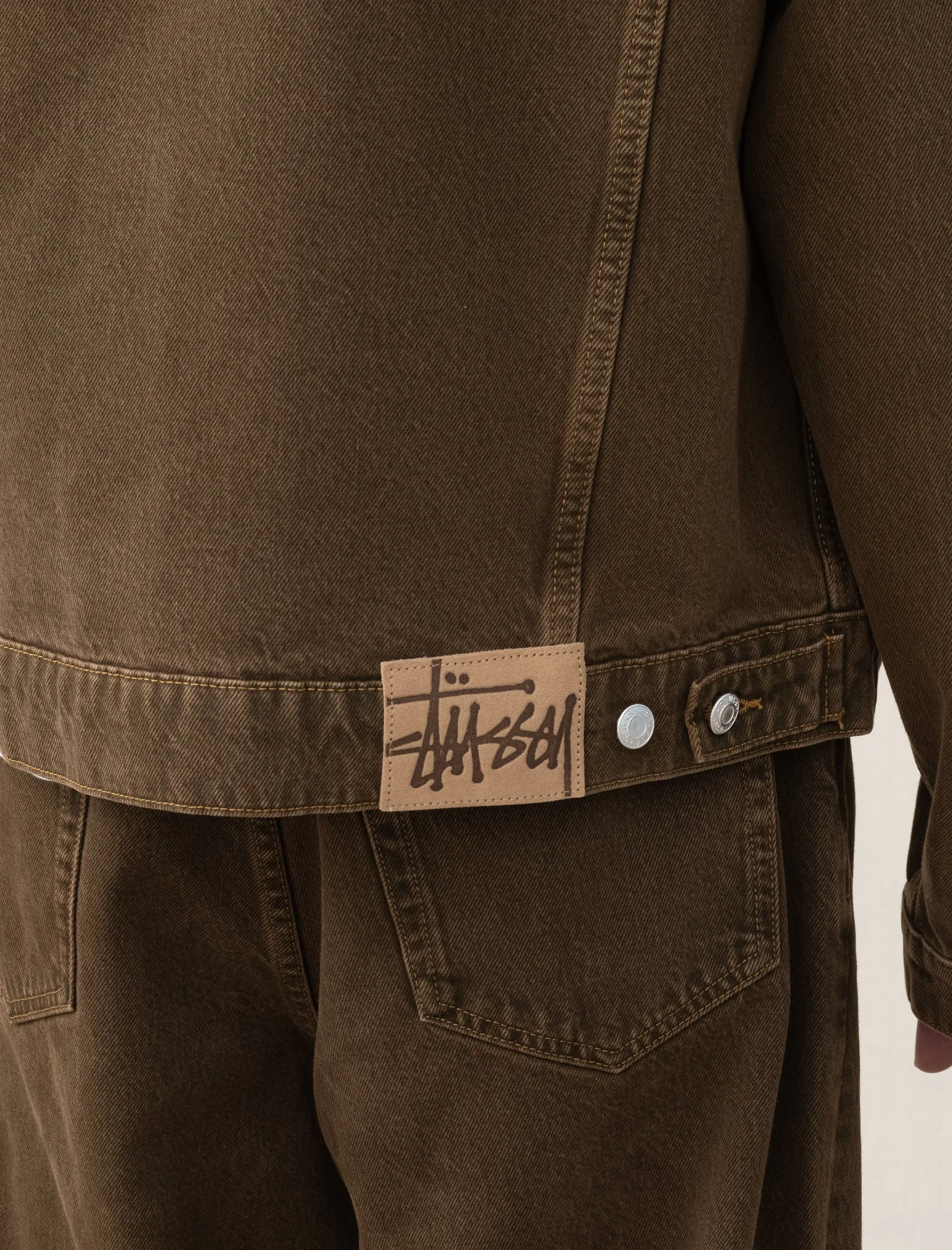 Trucker Jacket Denim (Mushroom)
