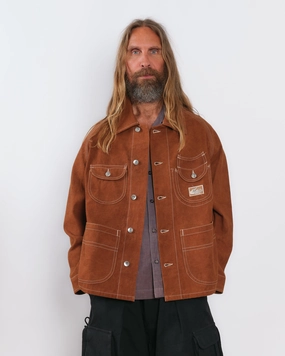 Circuit Jacket - Brown Wonky-Wear Bold Color Easy Pretty