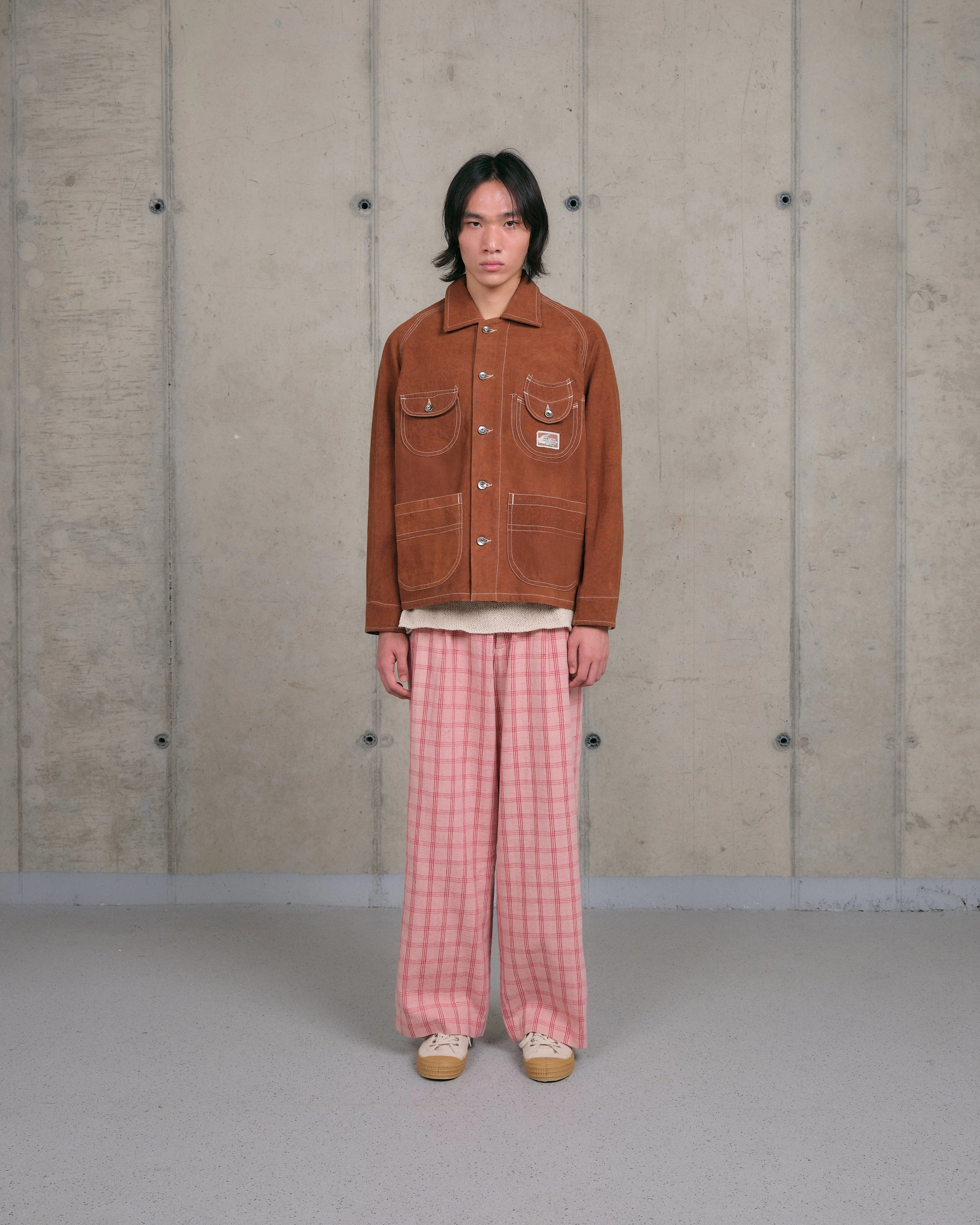 Minimal Mood summer breeze Circuit Jacket - Brown Wonky-Wear