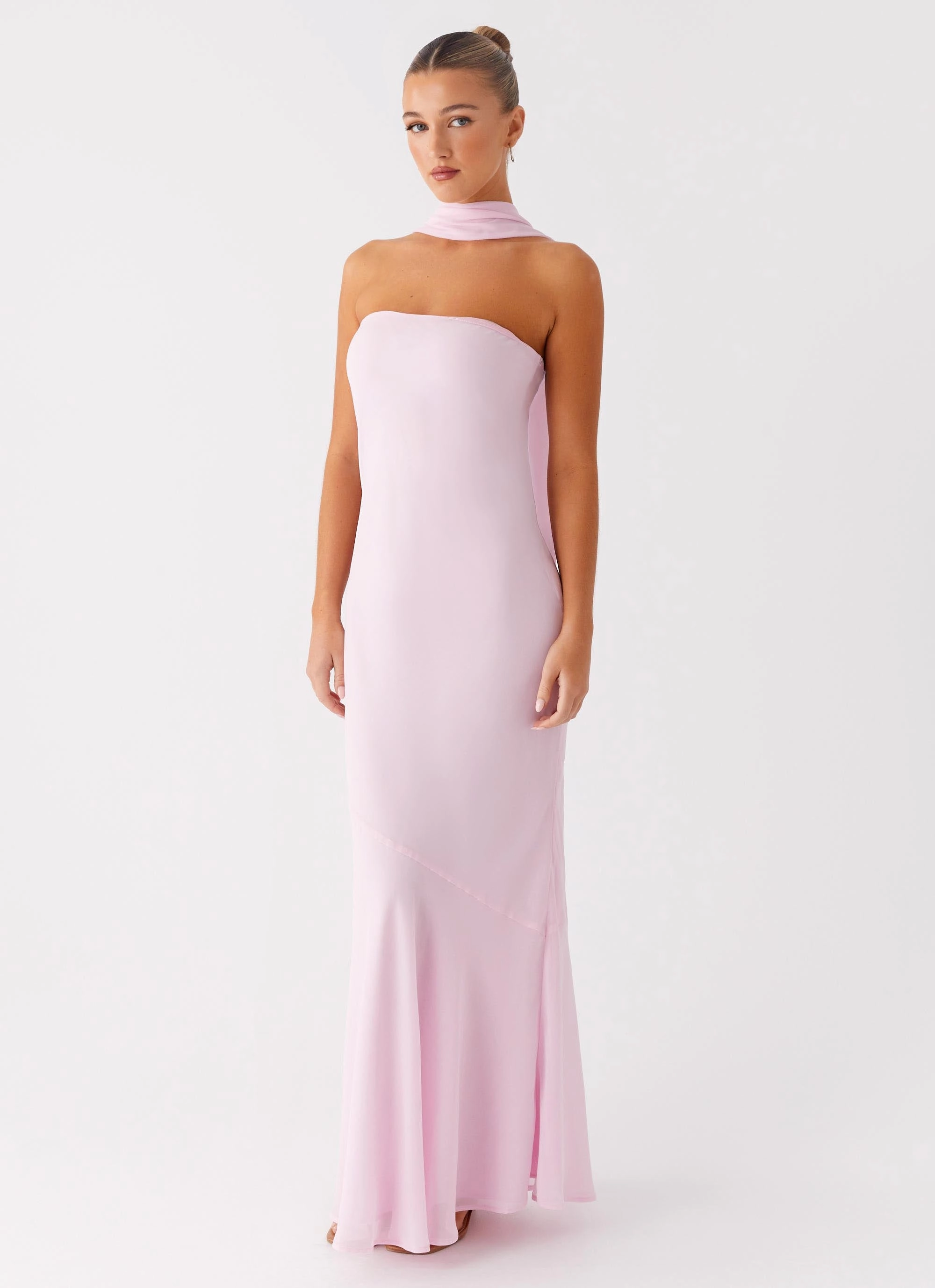 Under The Pagoda Maxi Dress - Pink Layering Fit