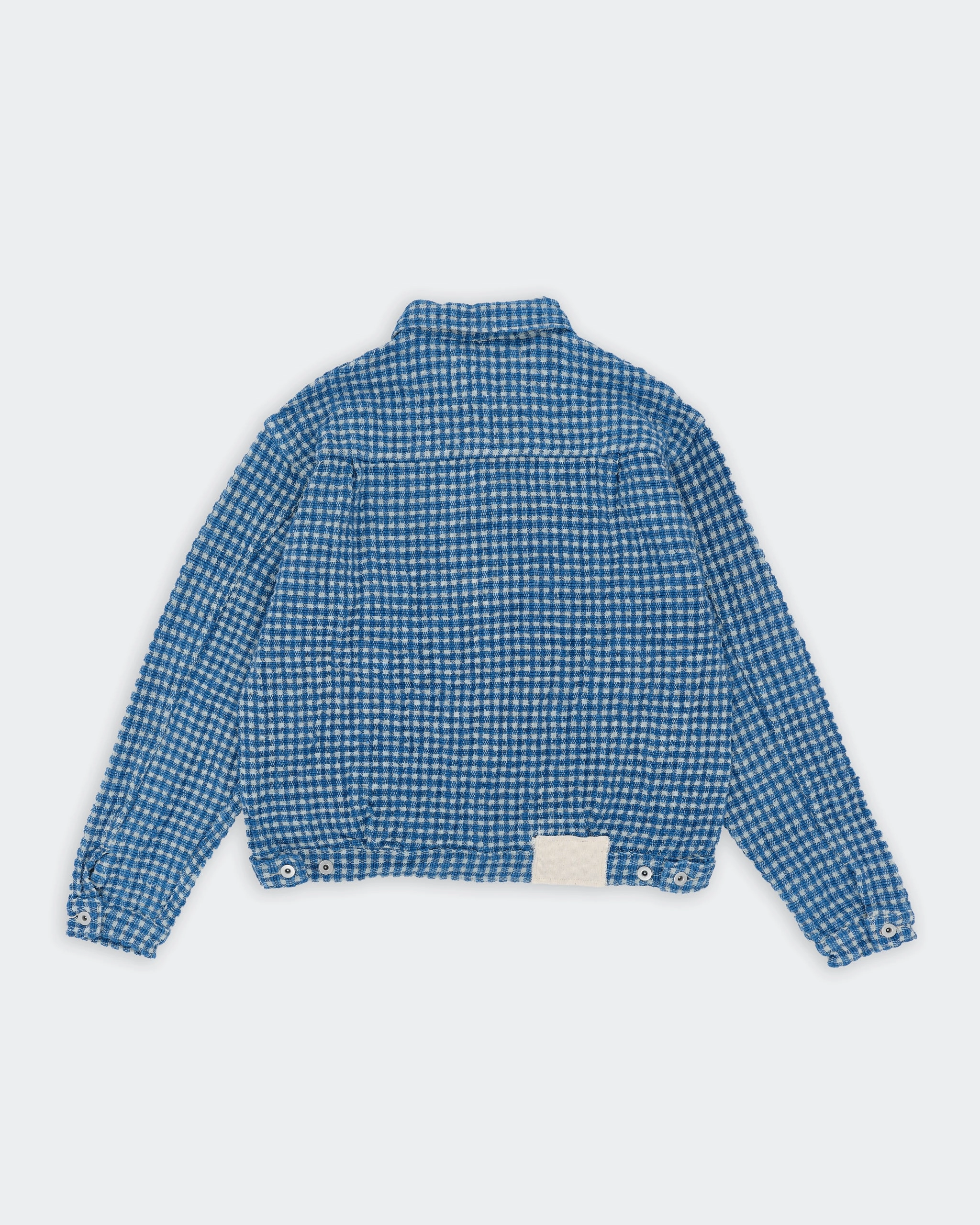 Tuesday Jacket - Indigo Wobbly Waffle Simple yet sophisticated gown Trendy Vibes