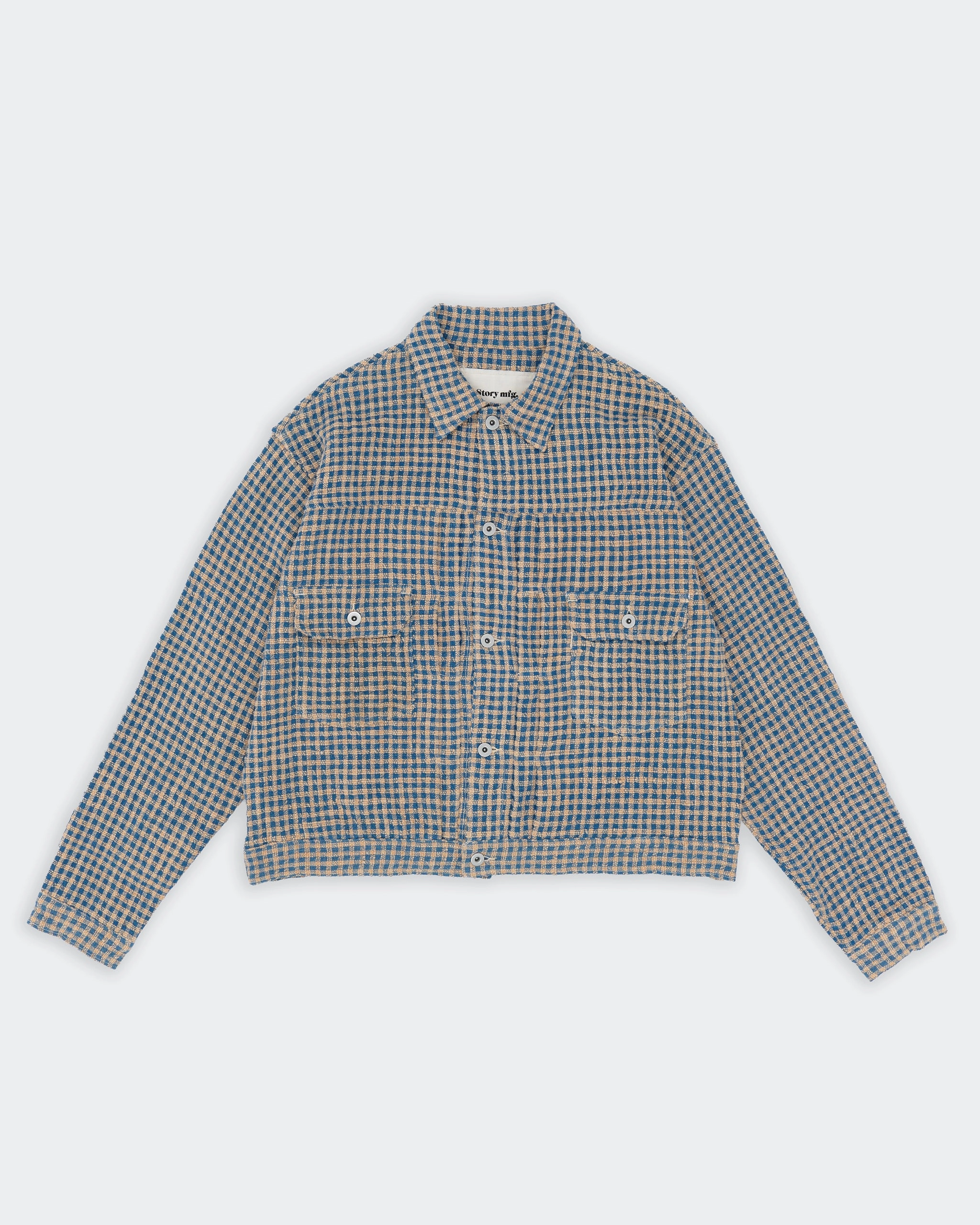 Tuesday Jacket - Wobbly Waffle Soft Draping Earth-Tone