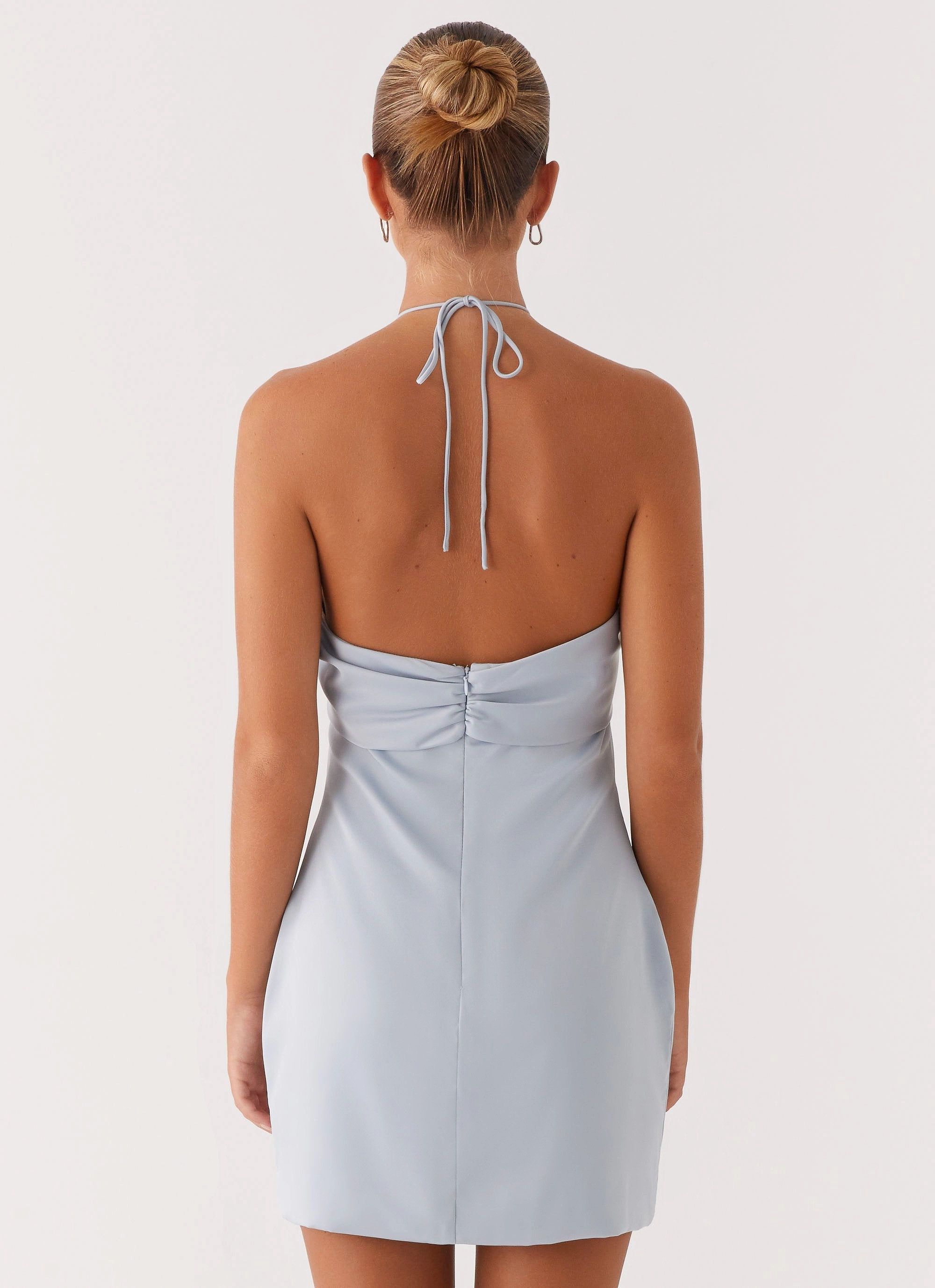 Cecelia Mini Dress - Blue Modern Silhouette