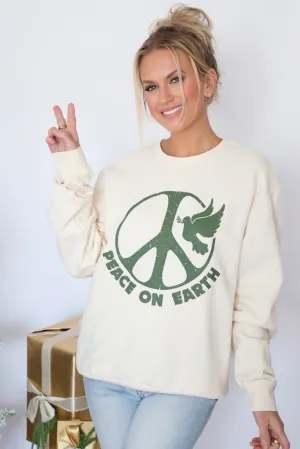 Basic Tank Peace on Earth Sweatshirt (FINAL SALE)