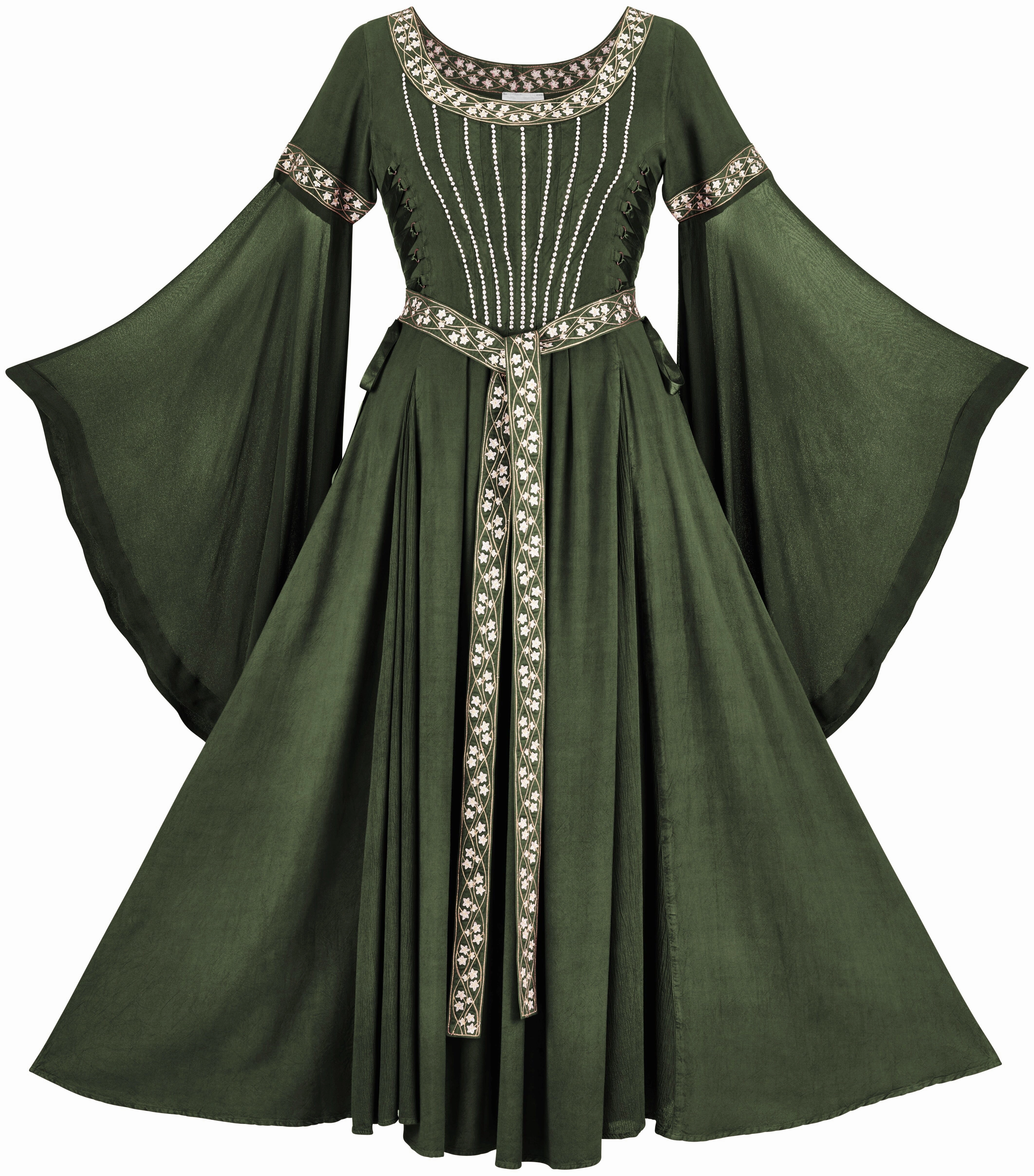 Dark Tones Elinor Maxi Limited Edition Moss Green