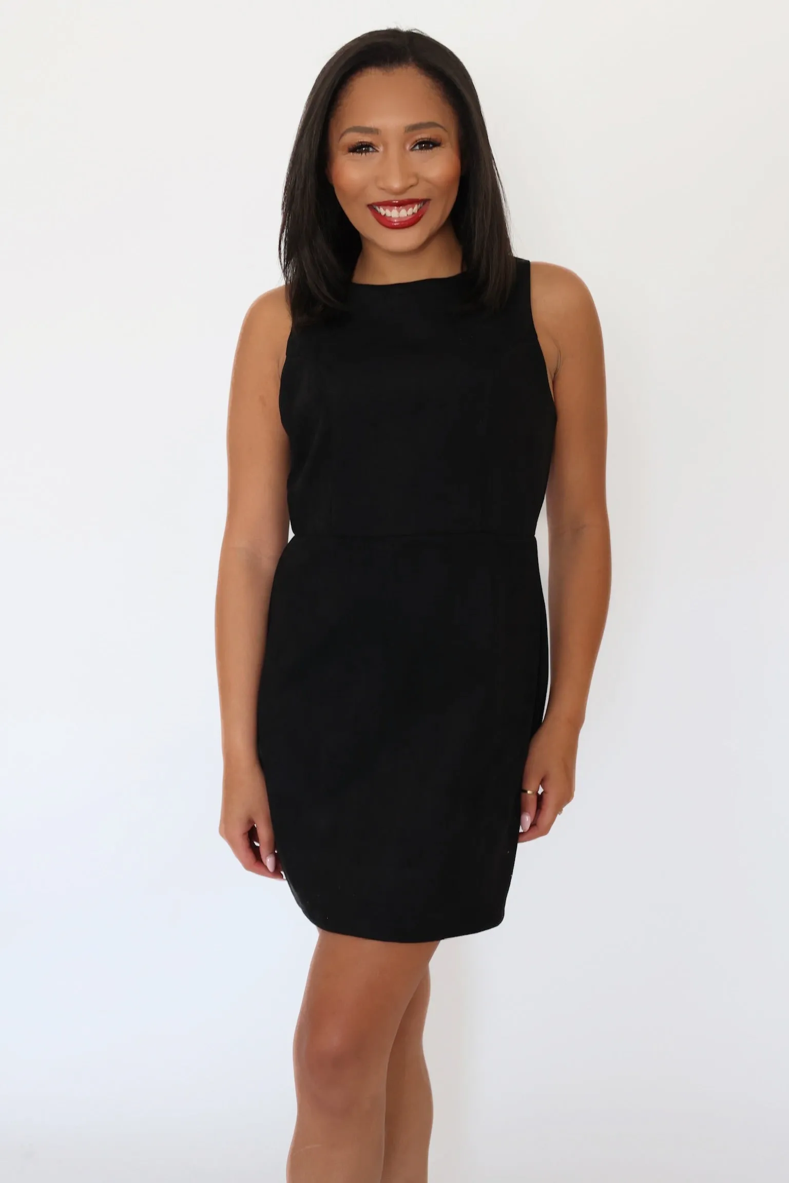 Soft Outfit Grab Now Tuscany Faux Suede Mini Dress (FINAL SALE)