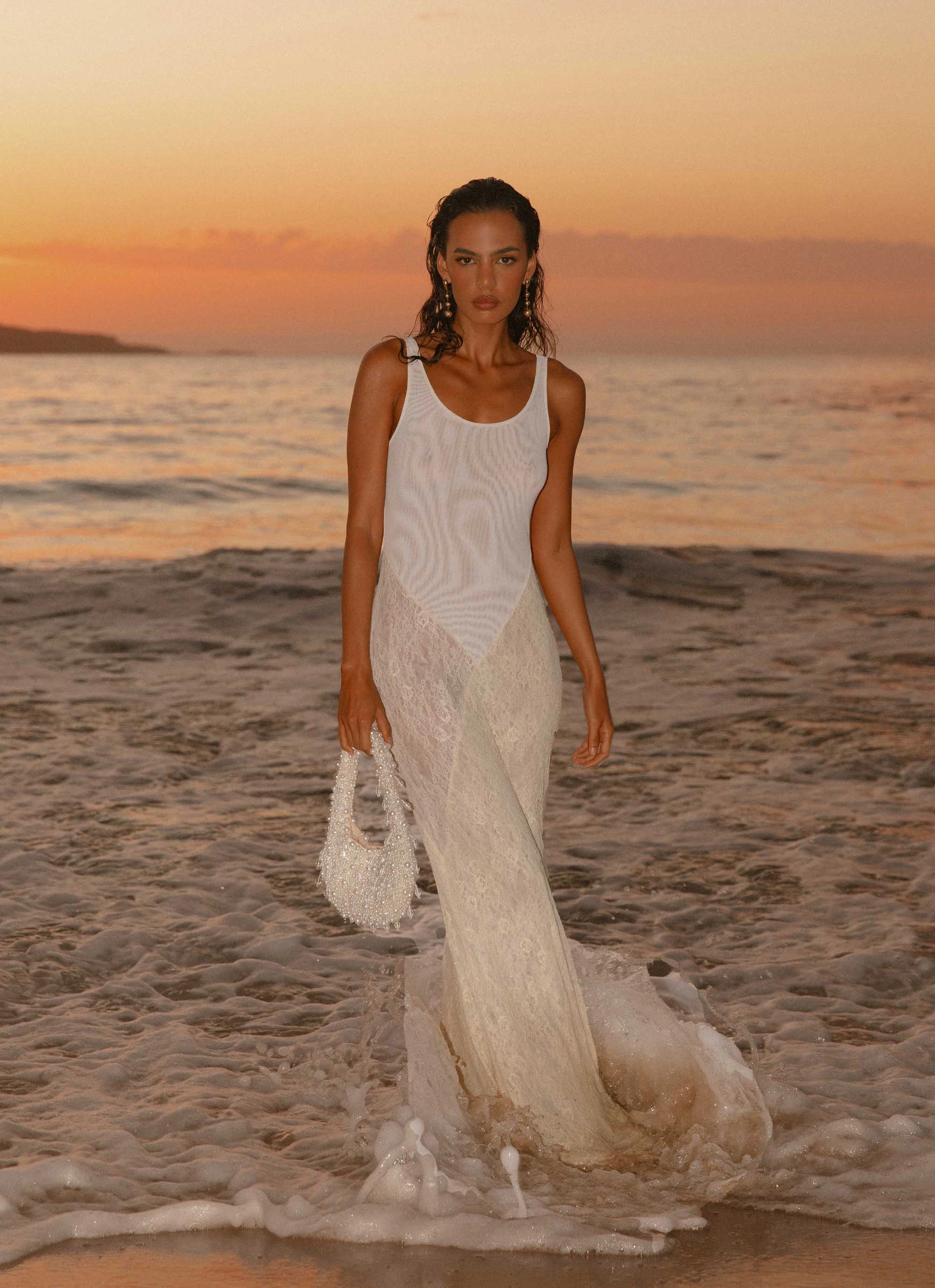 Twilight Dreams Maxi Dress - Yellow Sleek Look