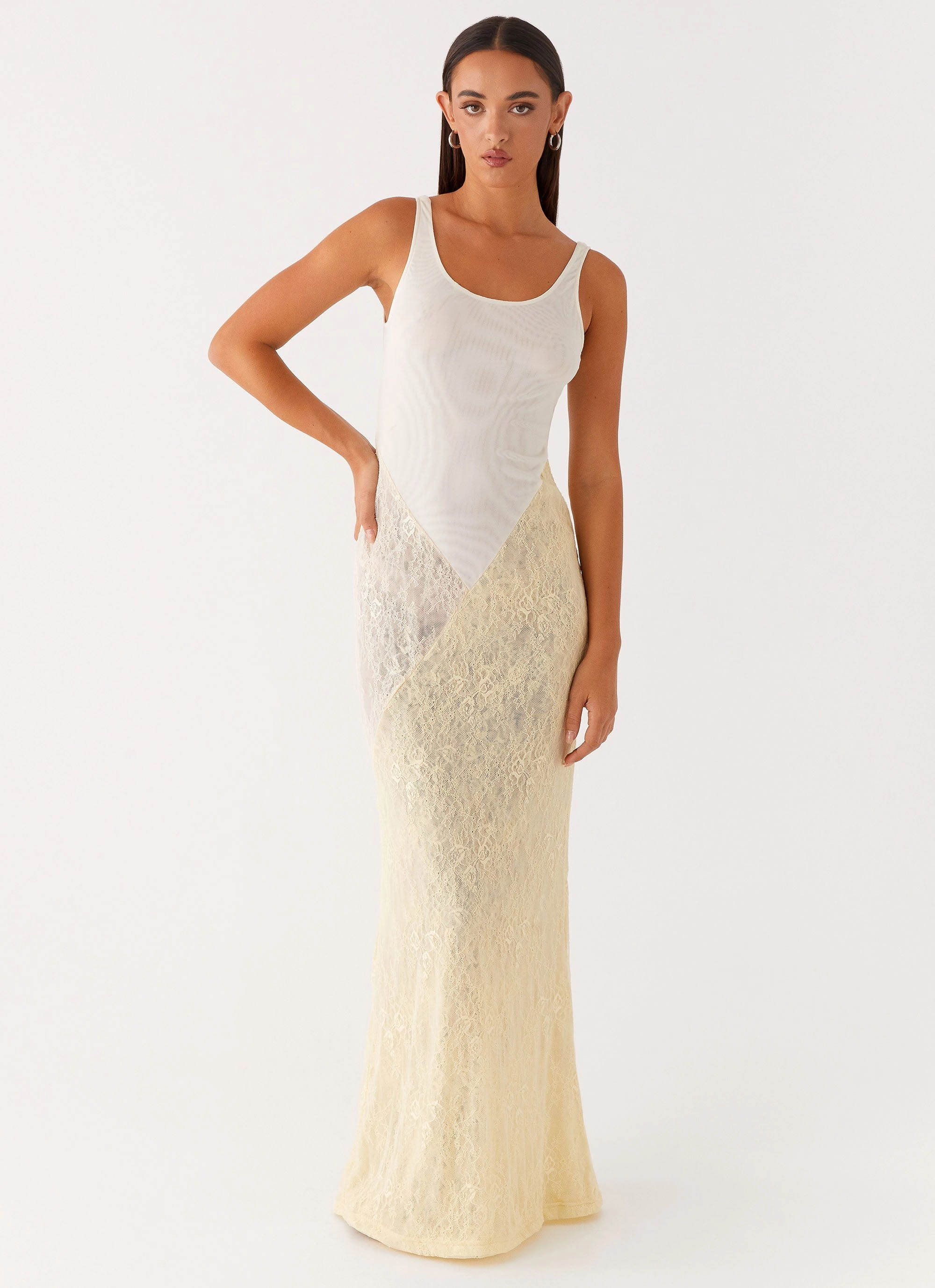 Seasonal Style Twilight Dreams Maxi Dress - Yellow