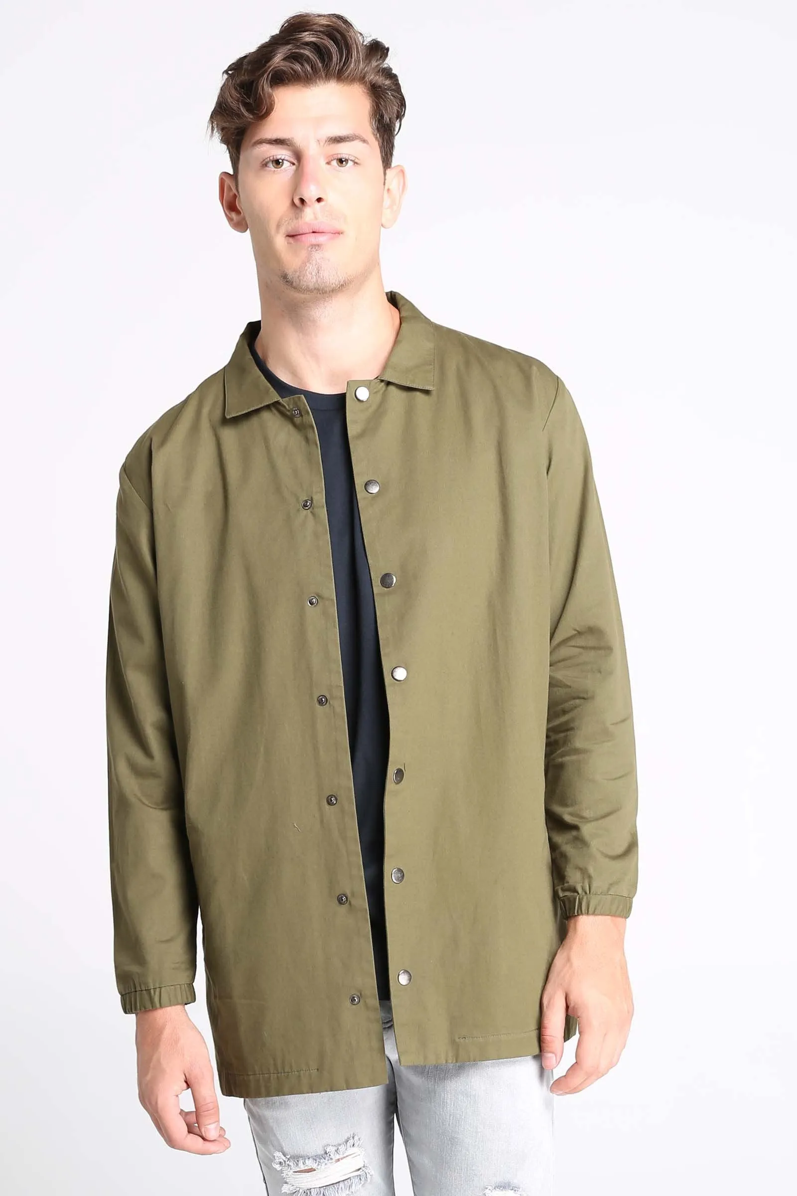 Twill Parka With Back Print