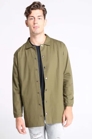 Twill Parka With Back Print