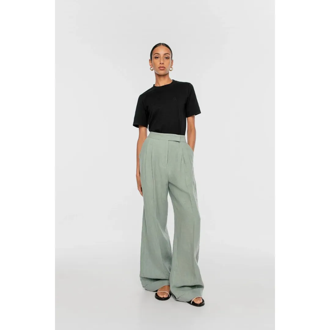 DAL THE LABEL Essential Organic Cotton T-Shirt, Black Zip Pocket