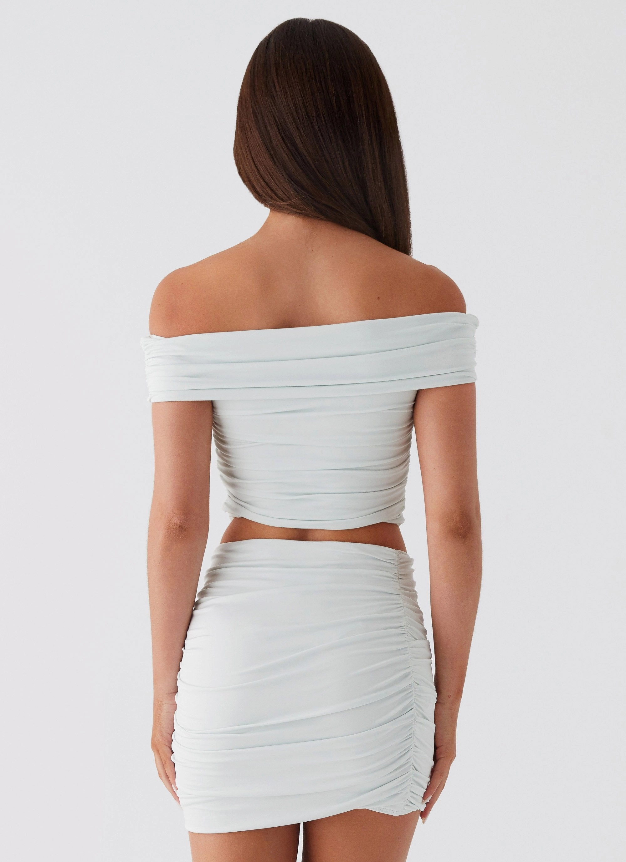 RibbedKnitCollar AirflowVents Whispering Rose Top - Sage