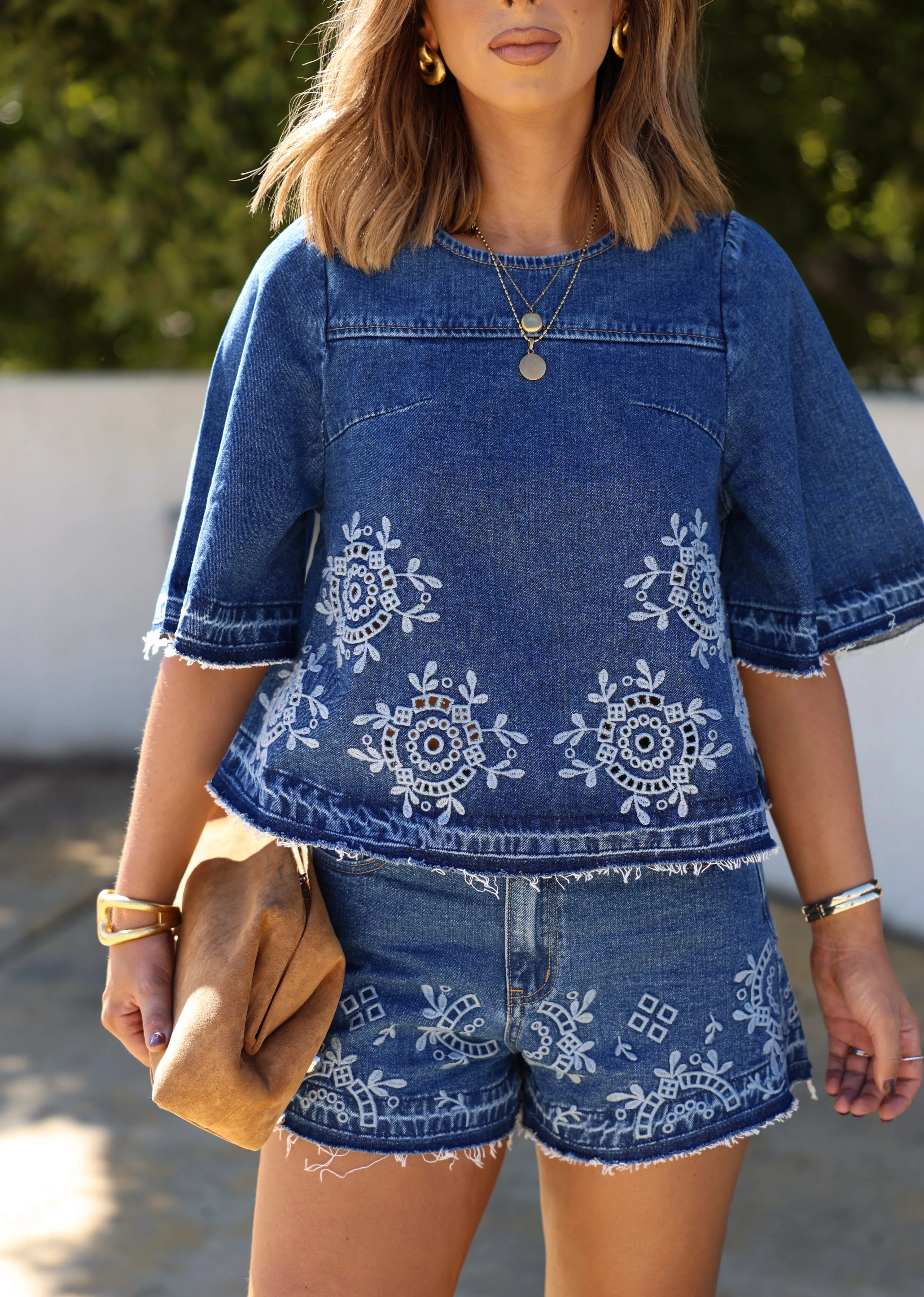 Elasticated Trim Tristen Top