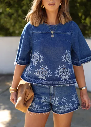 Elasticated Trim Tristen Top