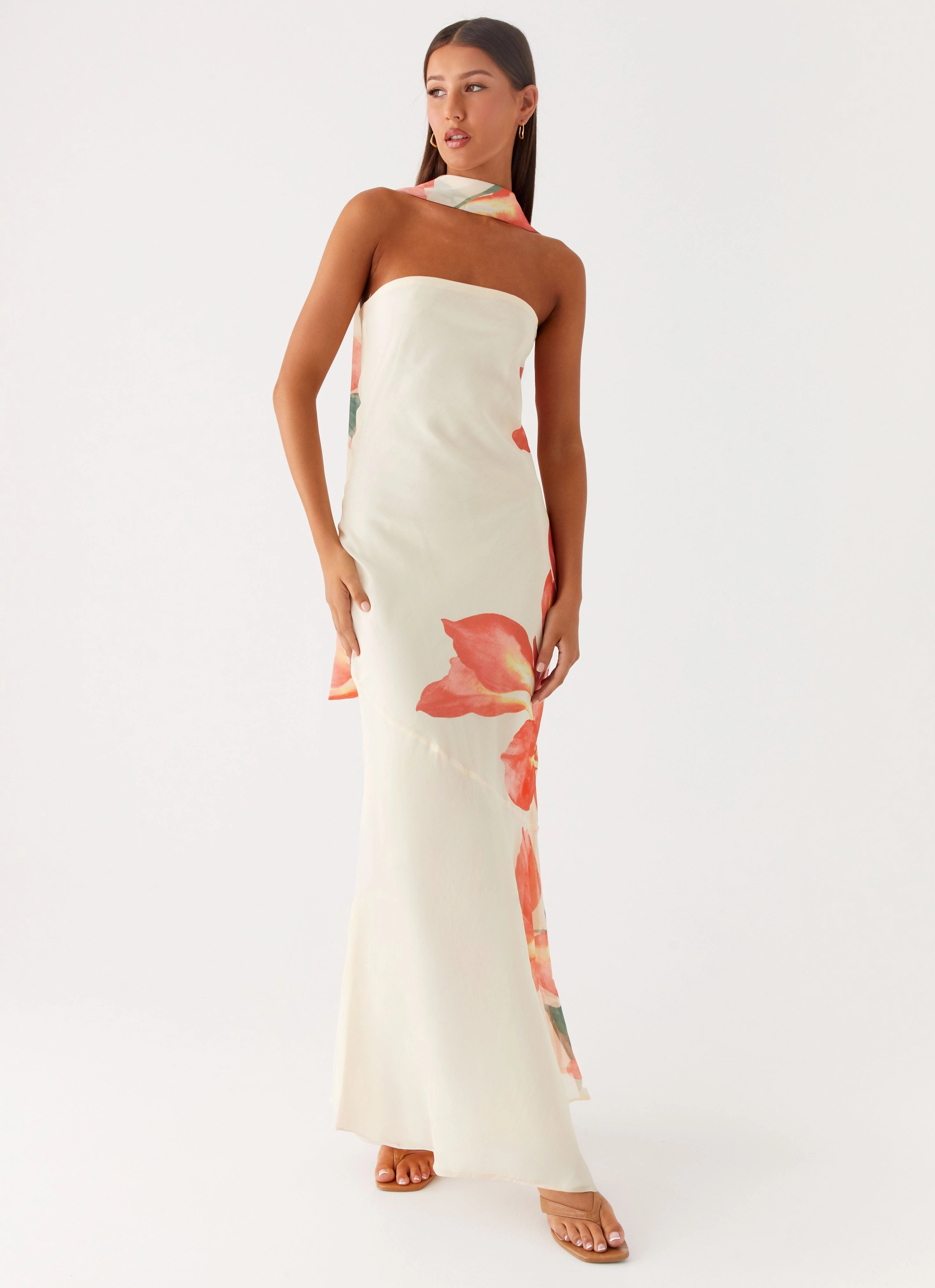 Under The Pagoda Maxi Dress - Siena Floral Cozy Vibes Trendy And Comfortable